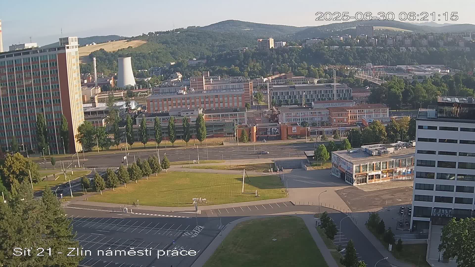Zlín Industrial Area Live Cam - Zlin 1, Zlin, Czechia