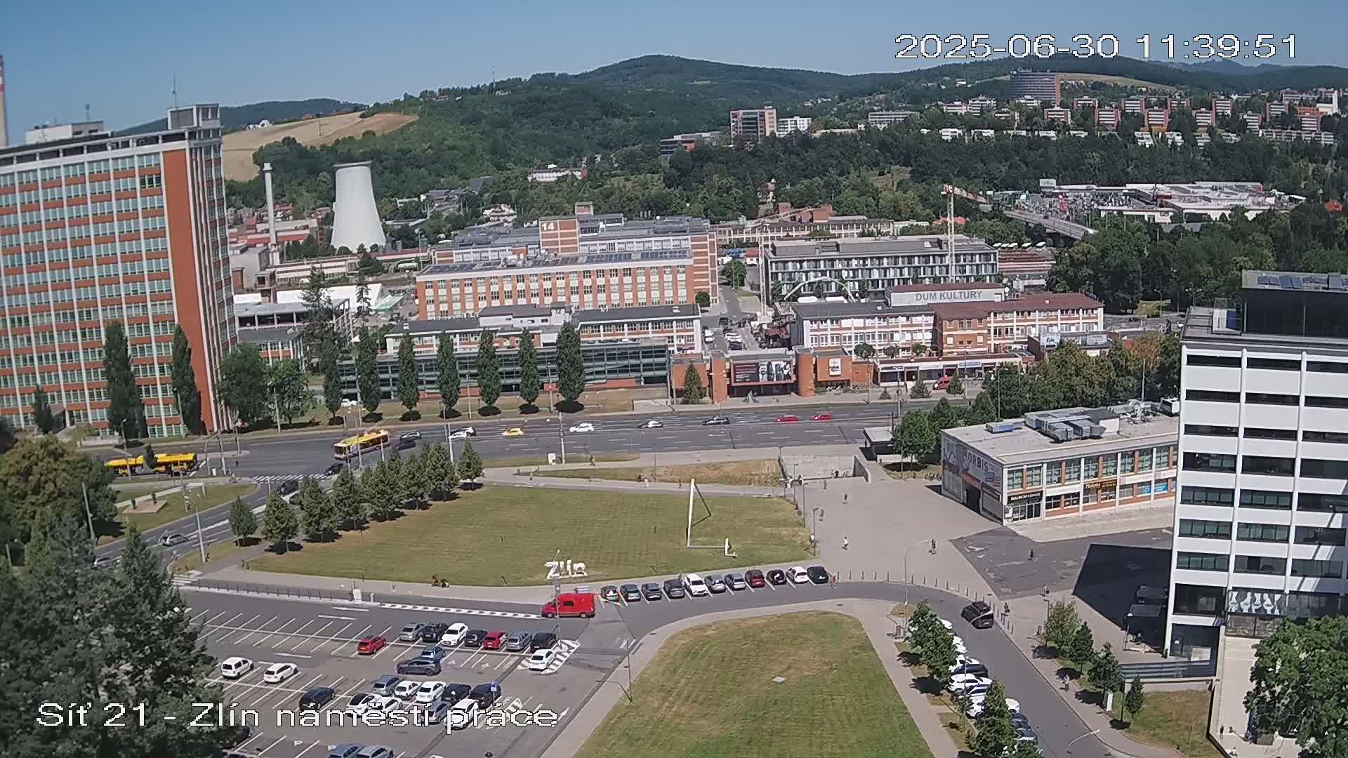 Zlín Industrial Area Live Cam - Zlin 1, Zlin, Czechia