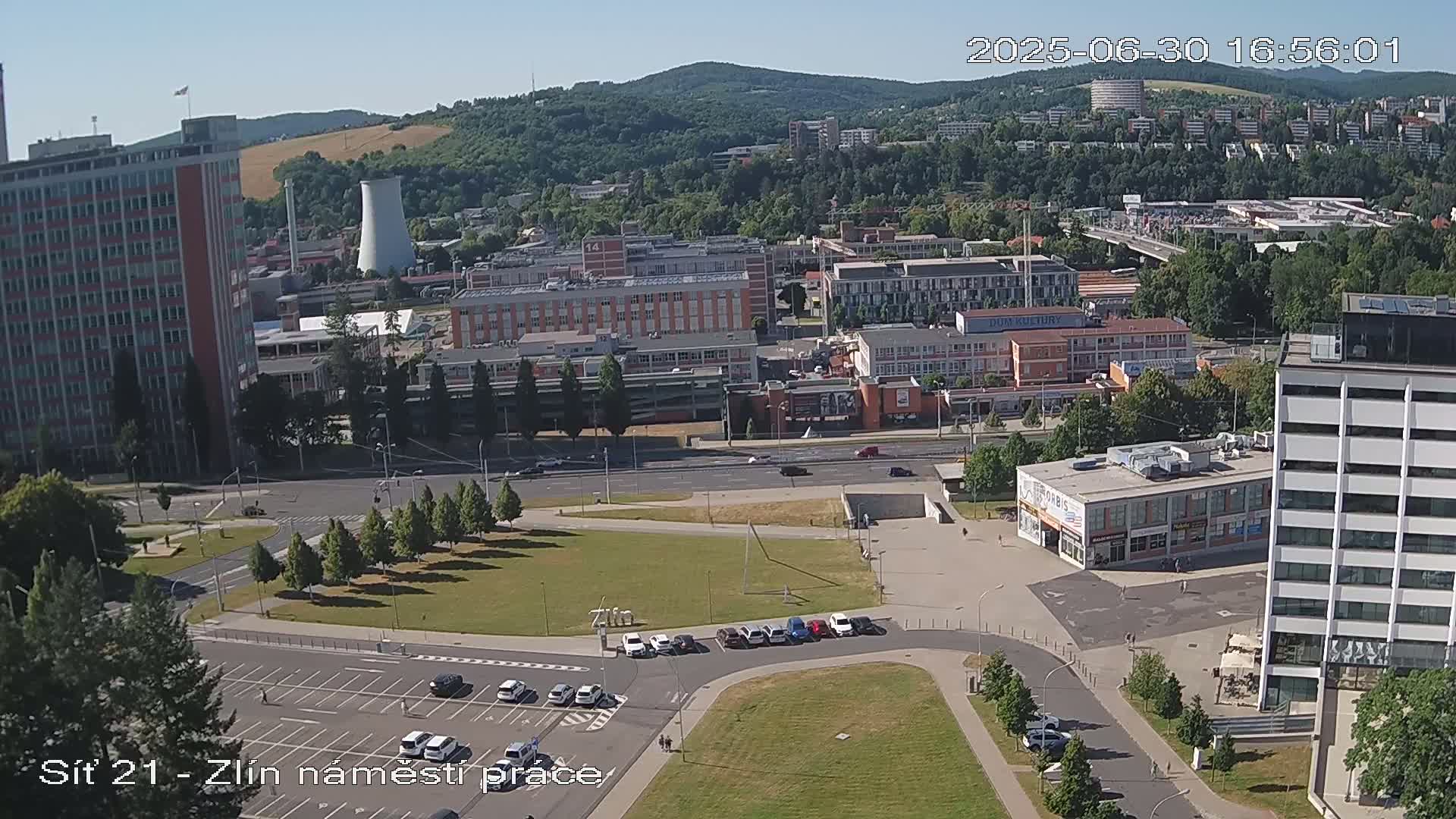 Zlín Industrial Area Live Cam - Zlin 1, Zlin, Czechia
