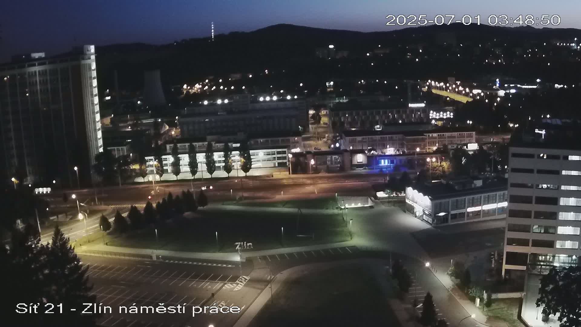 Zlín Industrial Area Live Cam - Zlin 1, Zlin, Czechia
