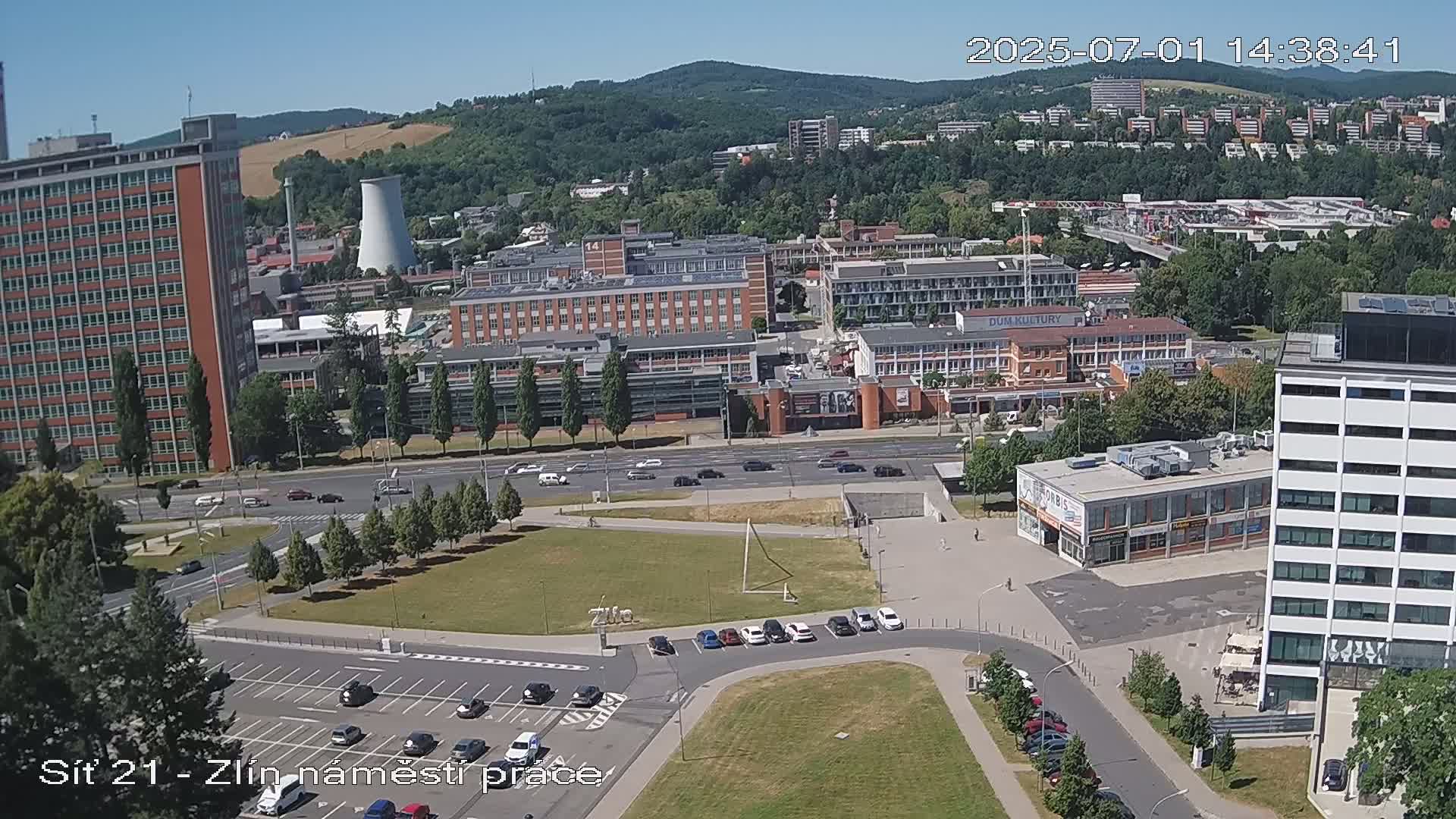 Zlín Industrial Area Live Cam - Zlin 1, Zlin, Czechia