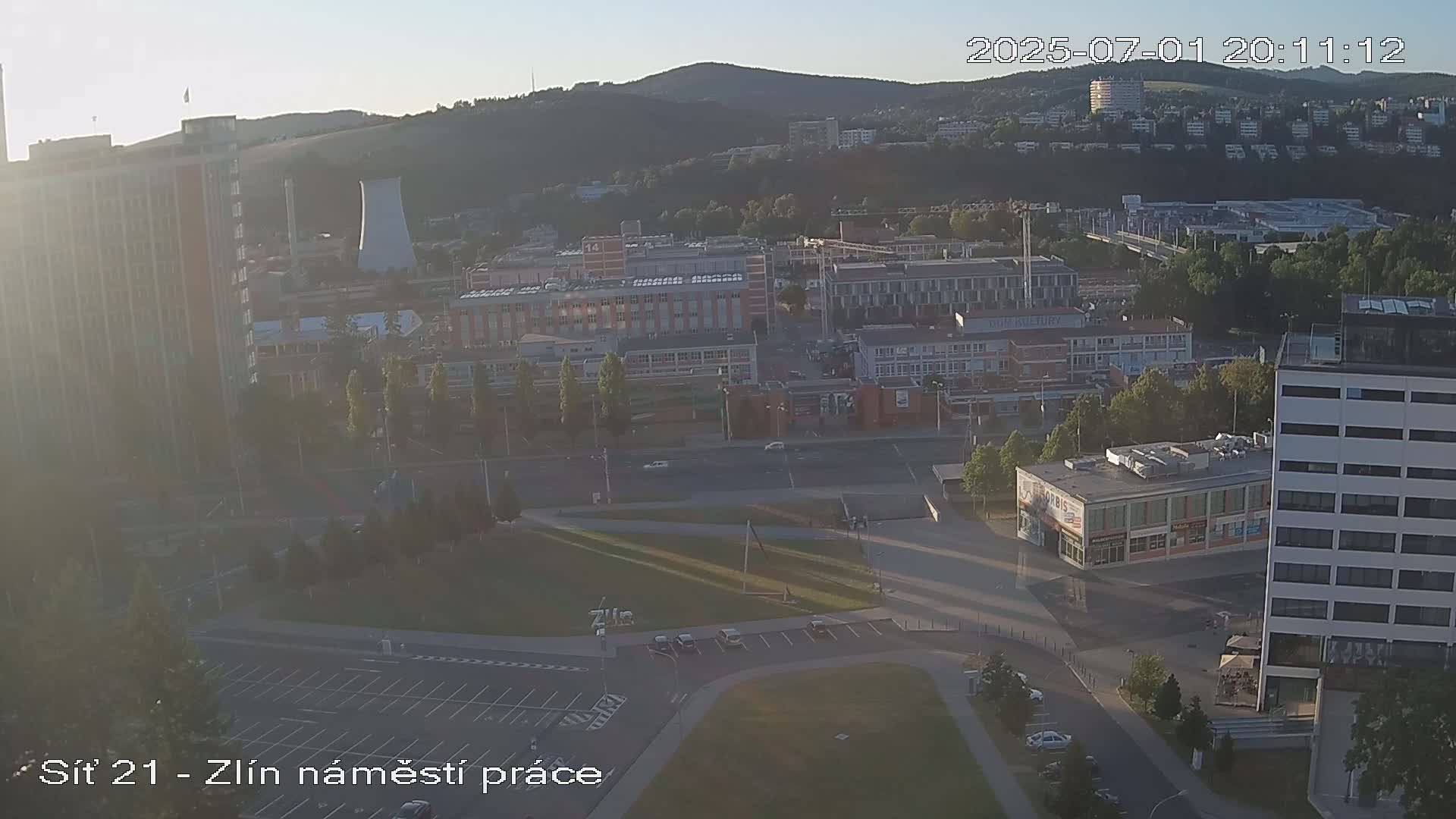Zlín Industrial Area Live Cam - Zlin 1, Zlin, Czechia