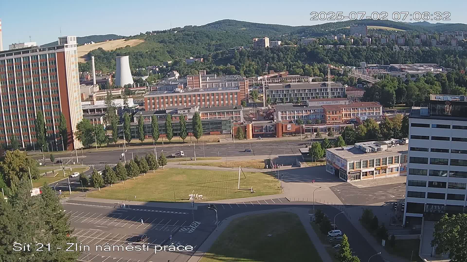 Zlín Industrial Area Live Cam - Zlin 1, Zlin, Czechia