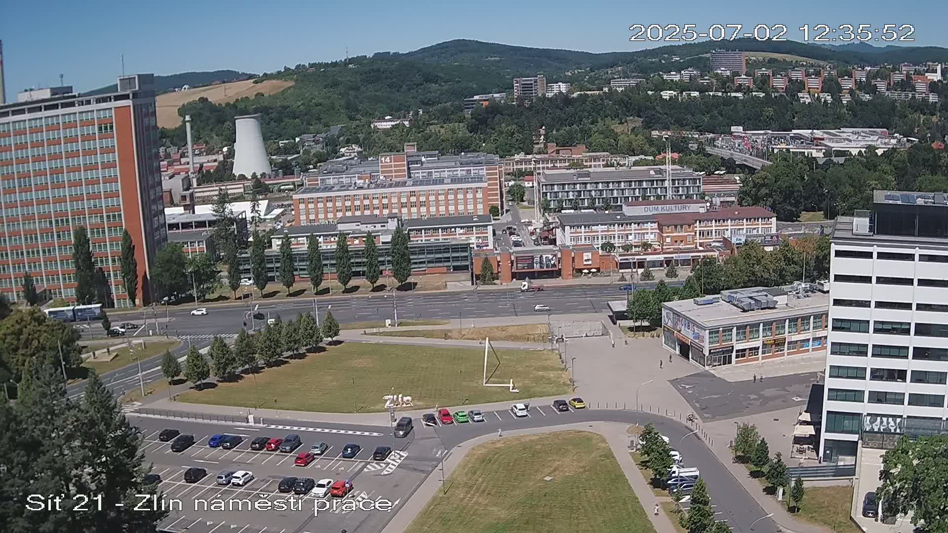Zlín Industrial Area Live Cam - Zlin 1, Zlin, Czechia