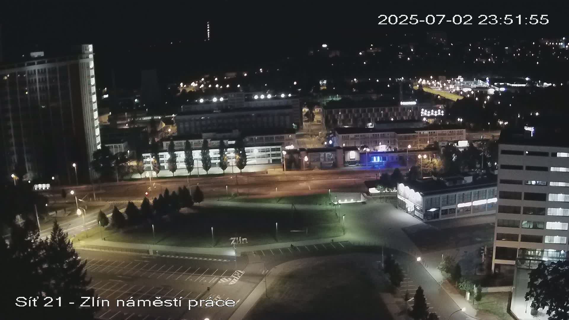 Zlín Industrial Area Live Cam - Zlin 1, Zlin, Czechia