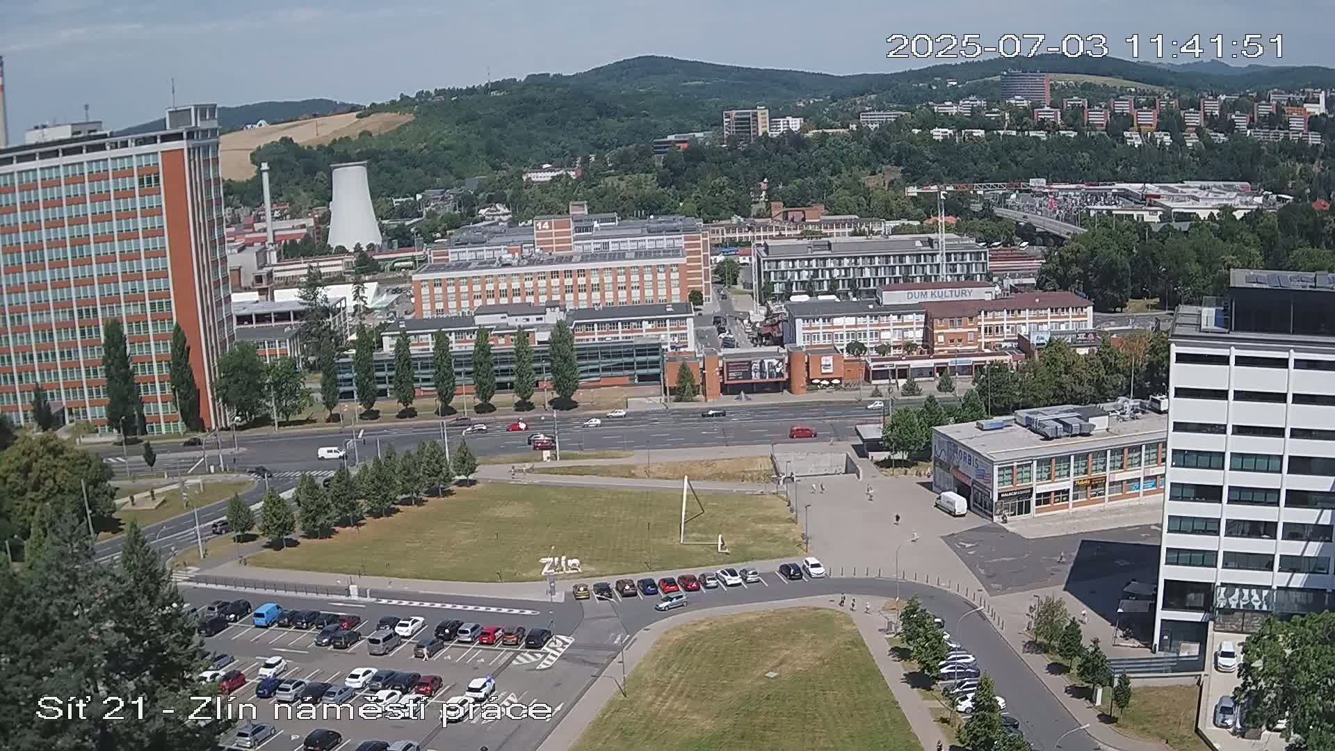 Zlín Industrial Area Live Cam - Zlin 1, Zlin, Czechia