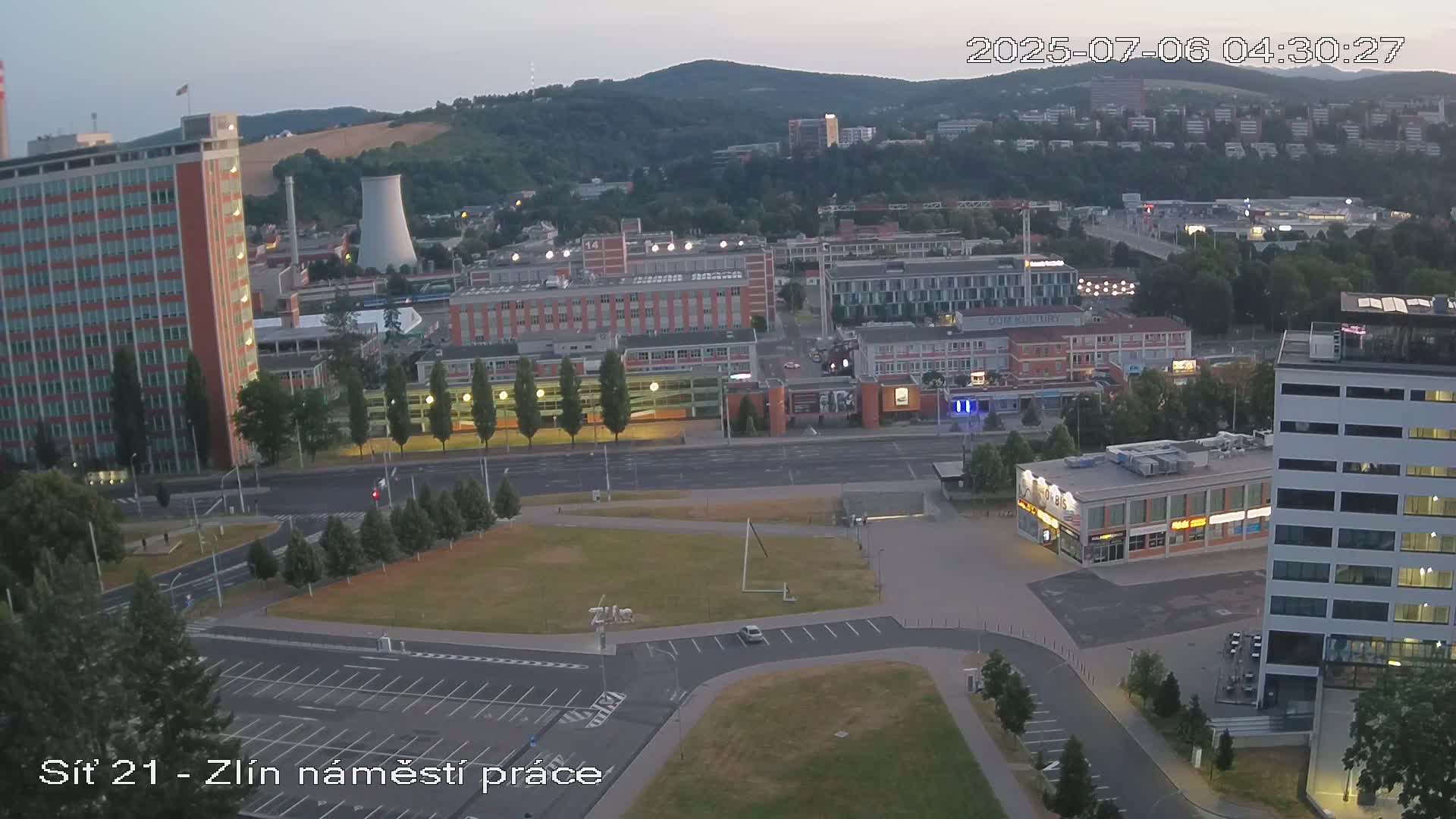 Zlín Industrial Area Live Cam - Zlin 1, Zlin, Czechia