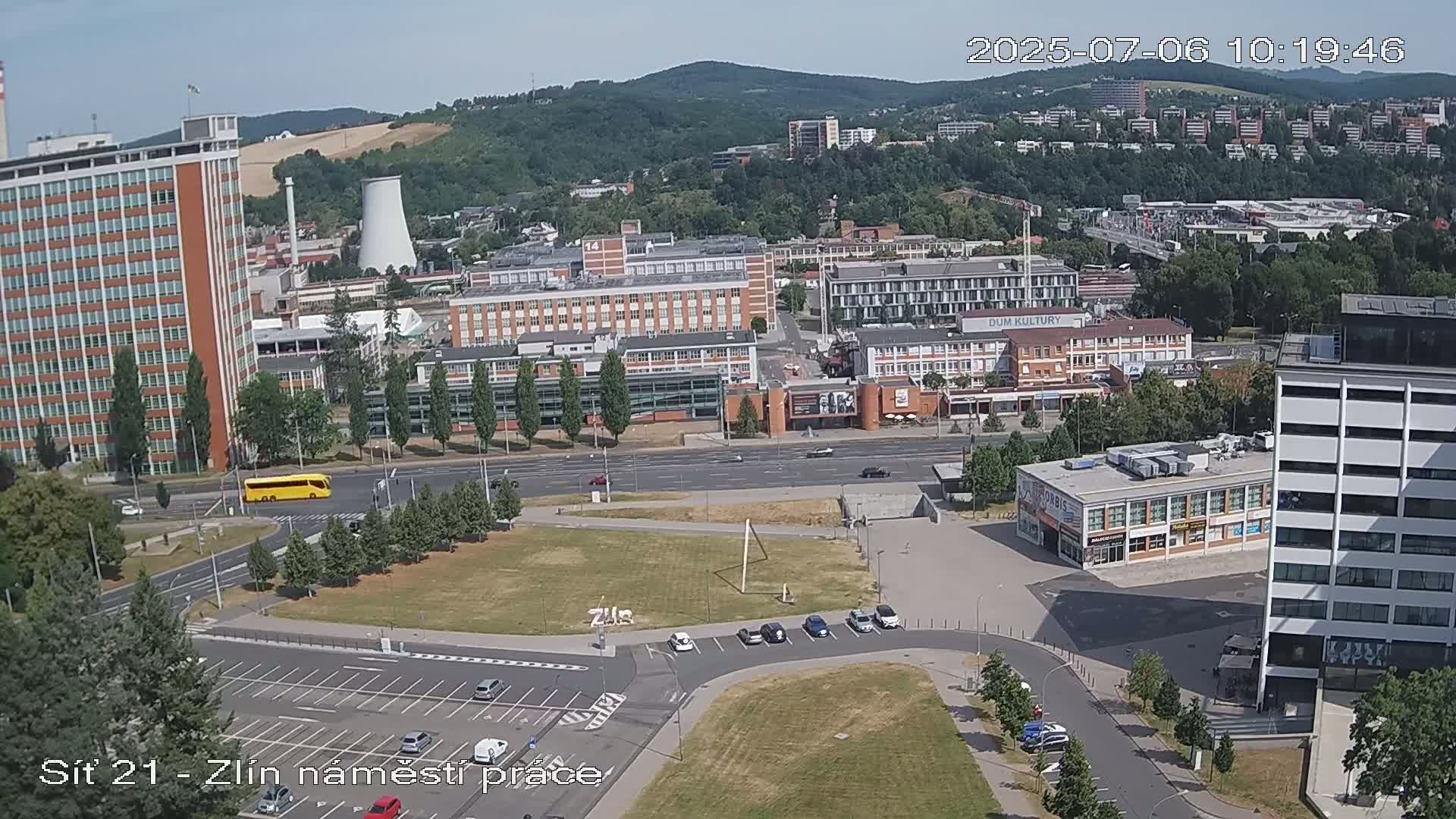 Zlín Industrial Area Live Cam - Zlin 1, Zlin, Czechia
