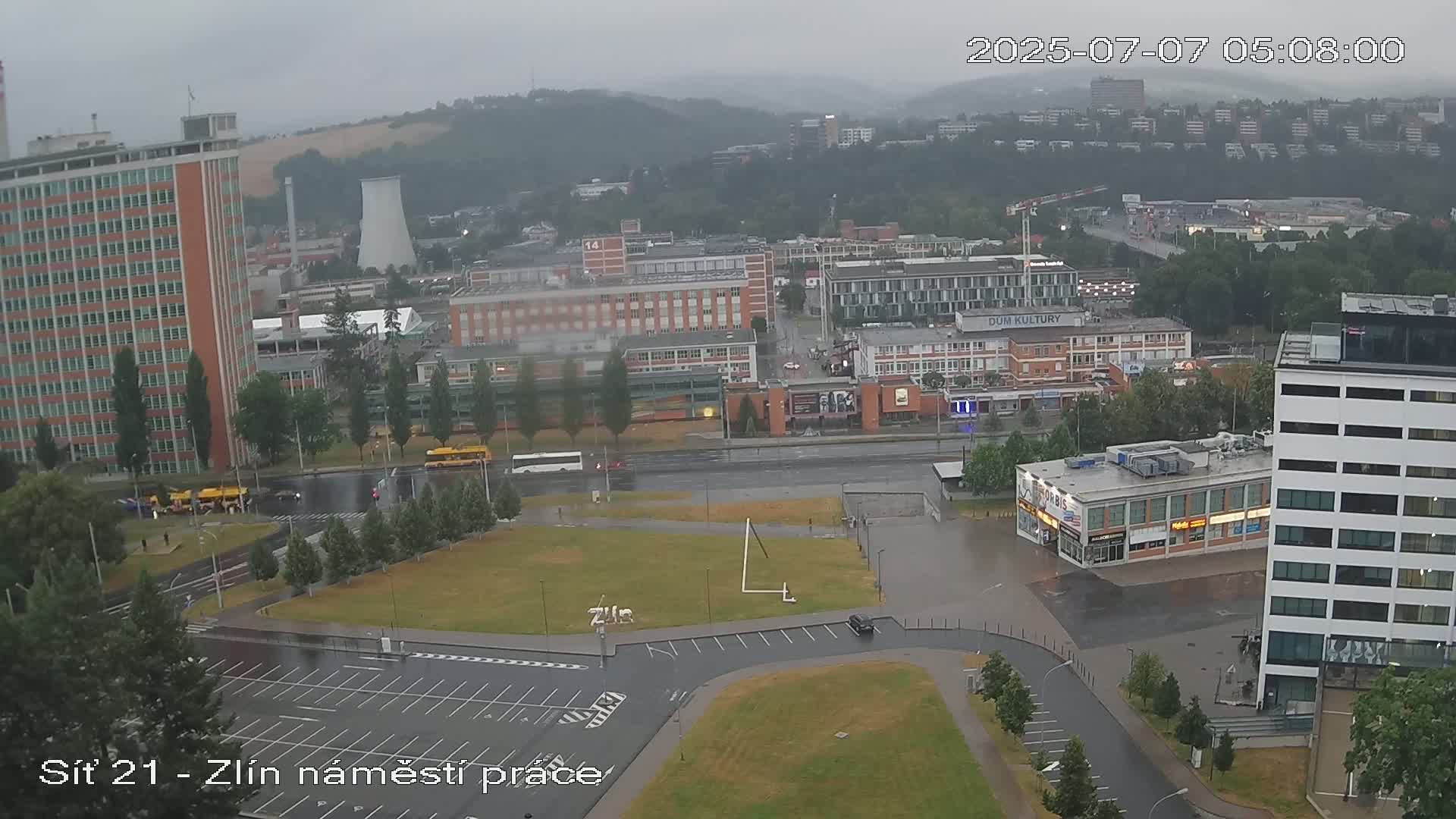 Zlín Industrial Area Live Cam - Zlin 1, Zlin, Czechia