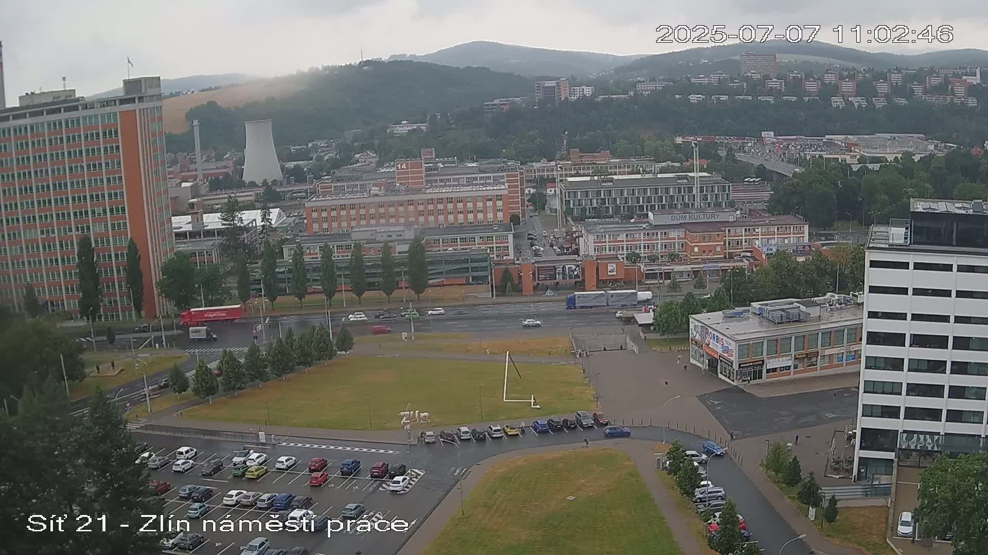 Zlín Industrial Area Live Cam - Zlin 1, Zlin, Czechia