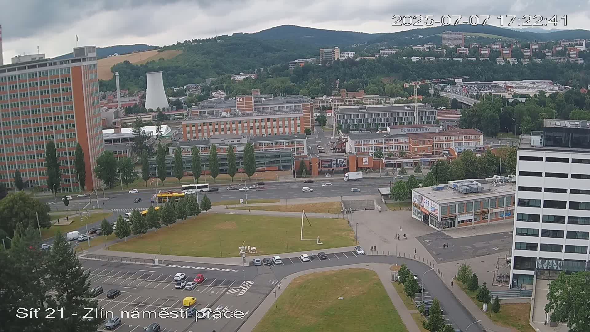 Zlín Industrial Area Live Cam - Zlin 1, Zlin, Czechia