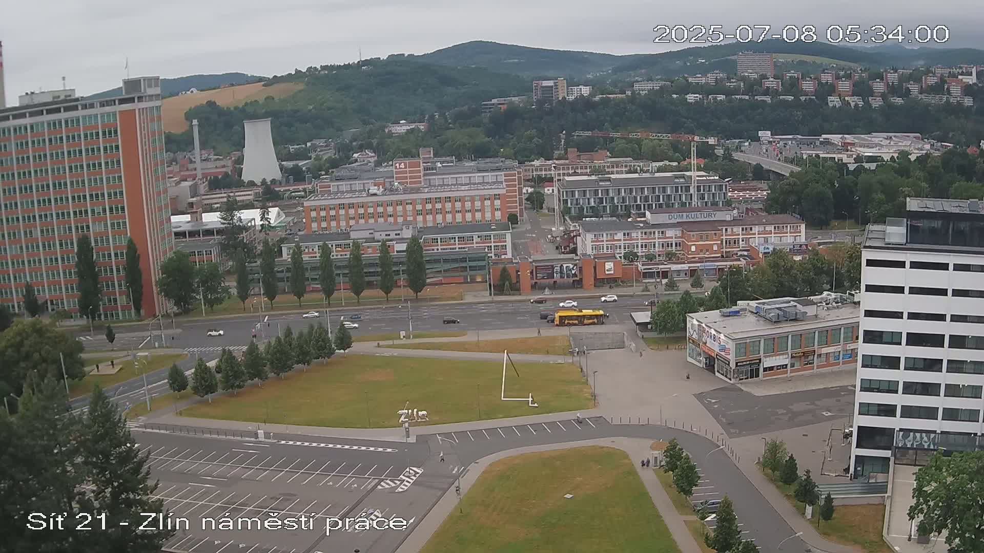 Zlín Industrial Area Live Cam - Zlin 1, Zlin, Czechia