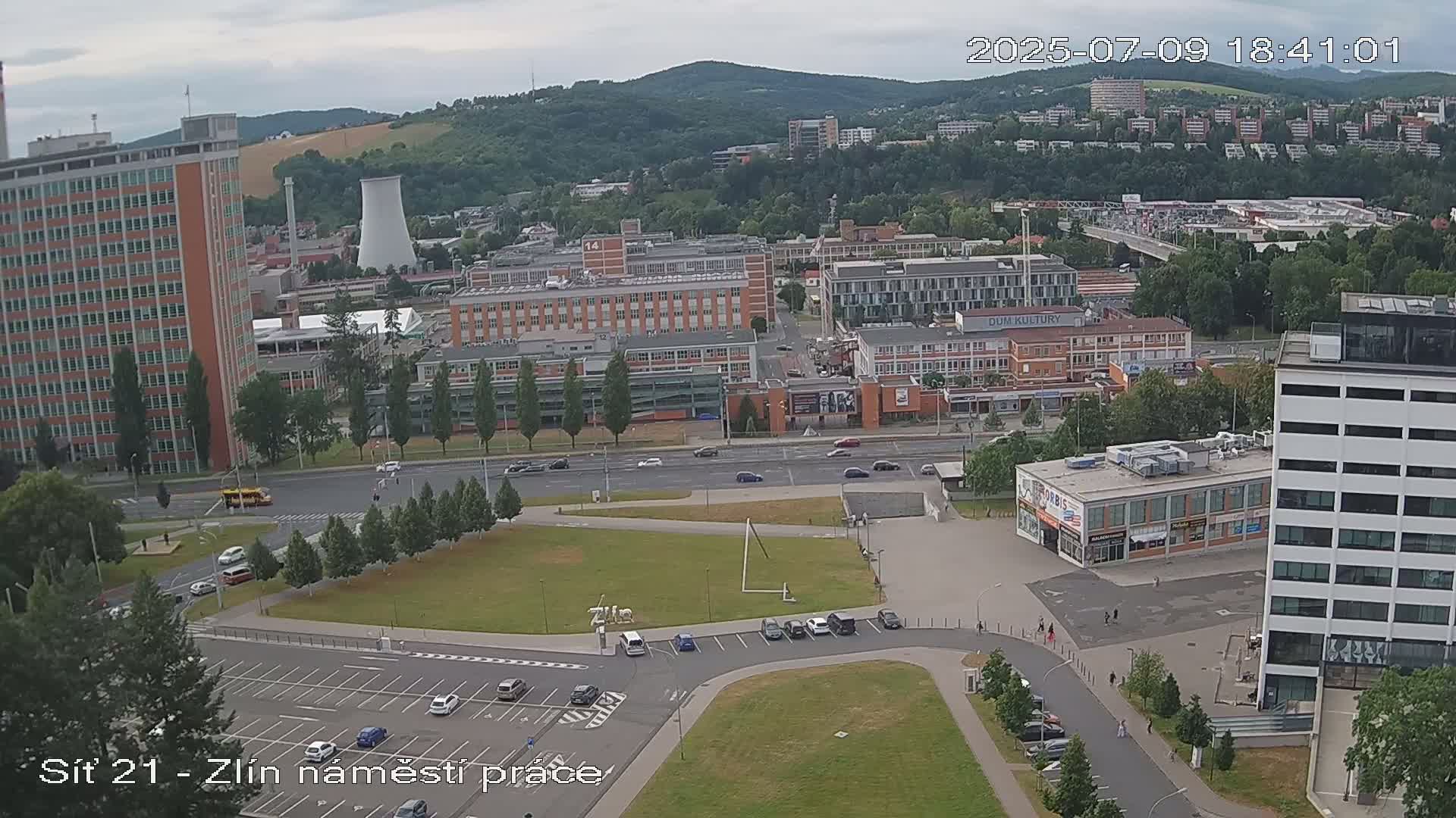 Zlín Industrial Area Live Cam - Zlin 1, Zlin, Czechia