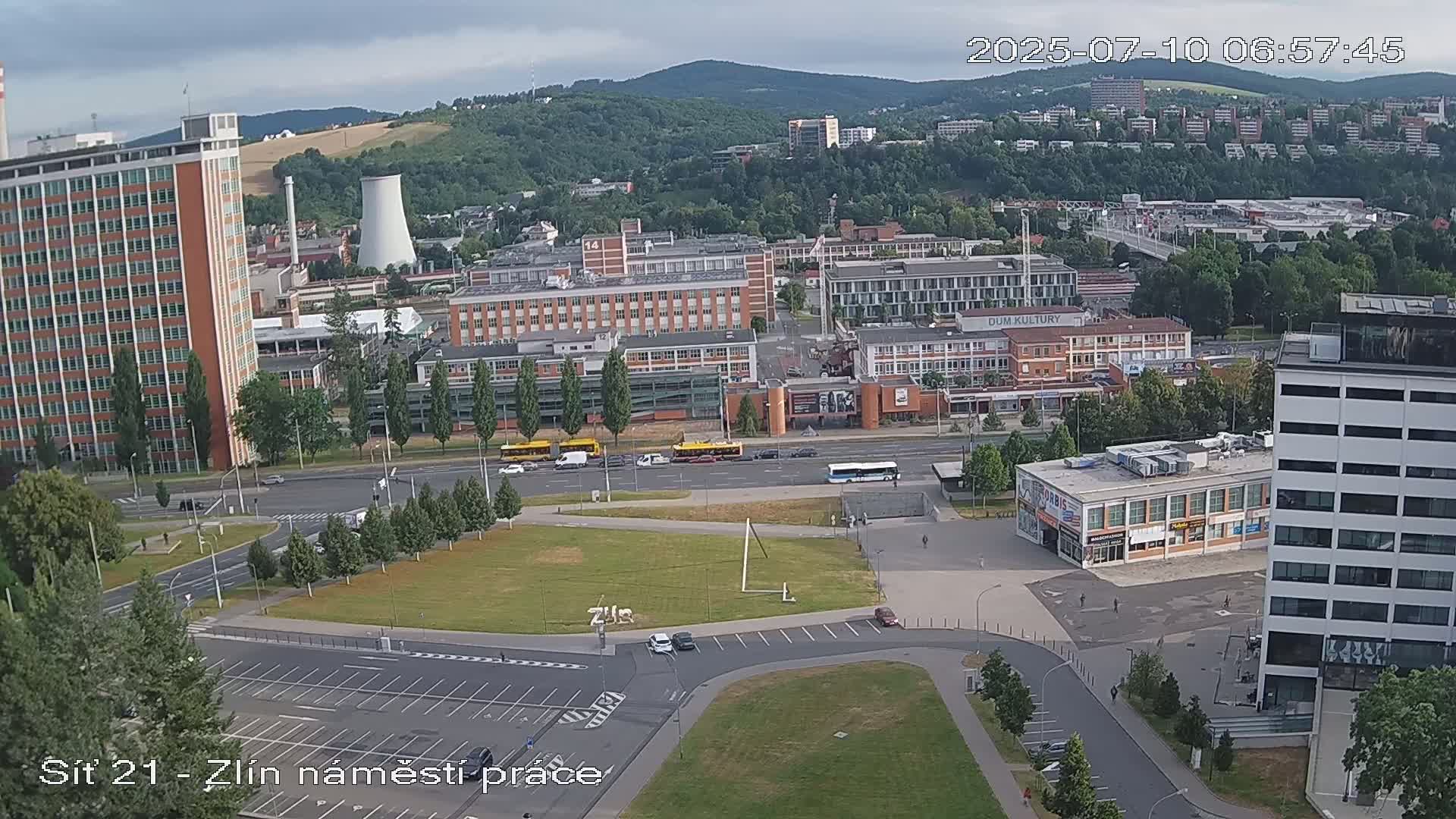 Zlín Industrial Area Live Cam - Zlin 1, Zlin, Czechia