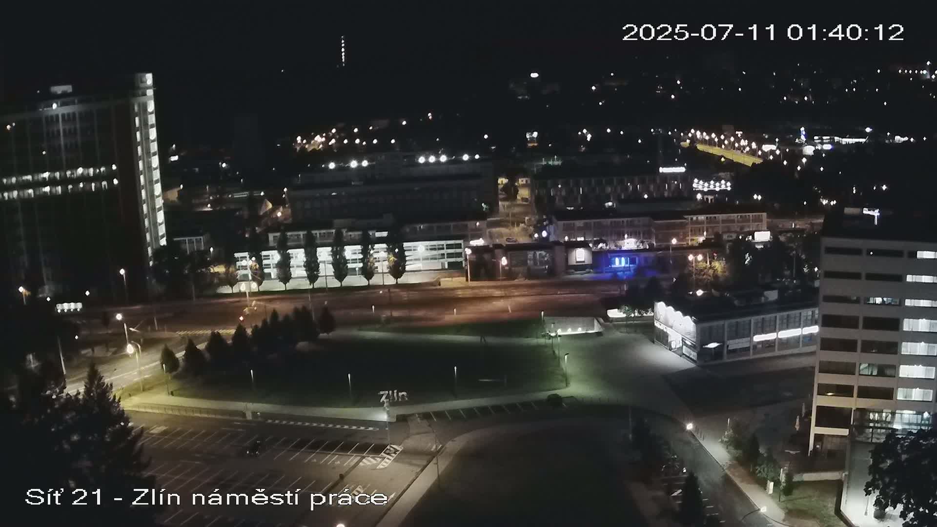 Zlín Industrial Area Live Cam - Zlin 1, Zlin, Czechia