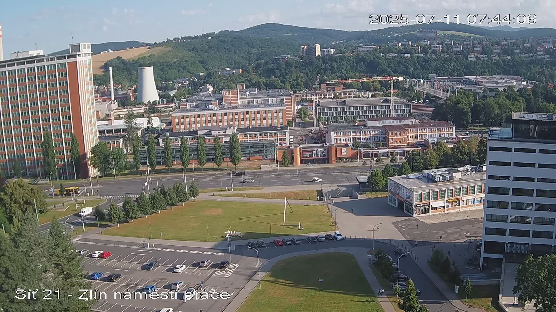 Zlín Industrial Area Live Cam - Zlin 1, Zlin, Czechia