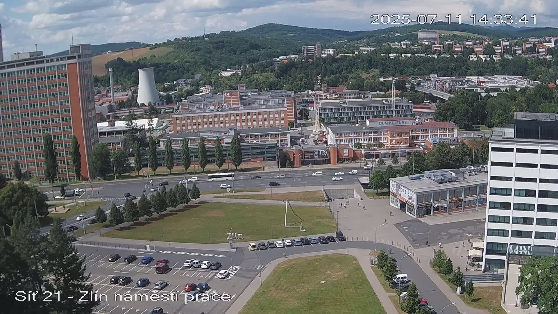 Zlín Industrial Area Live Cam - Zlin 1, Zlin, Czechia