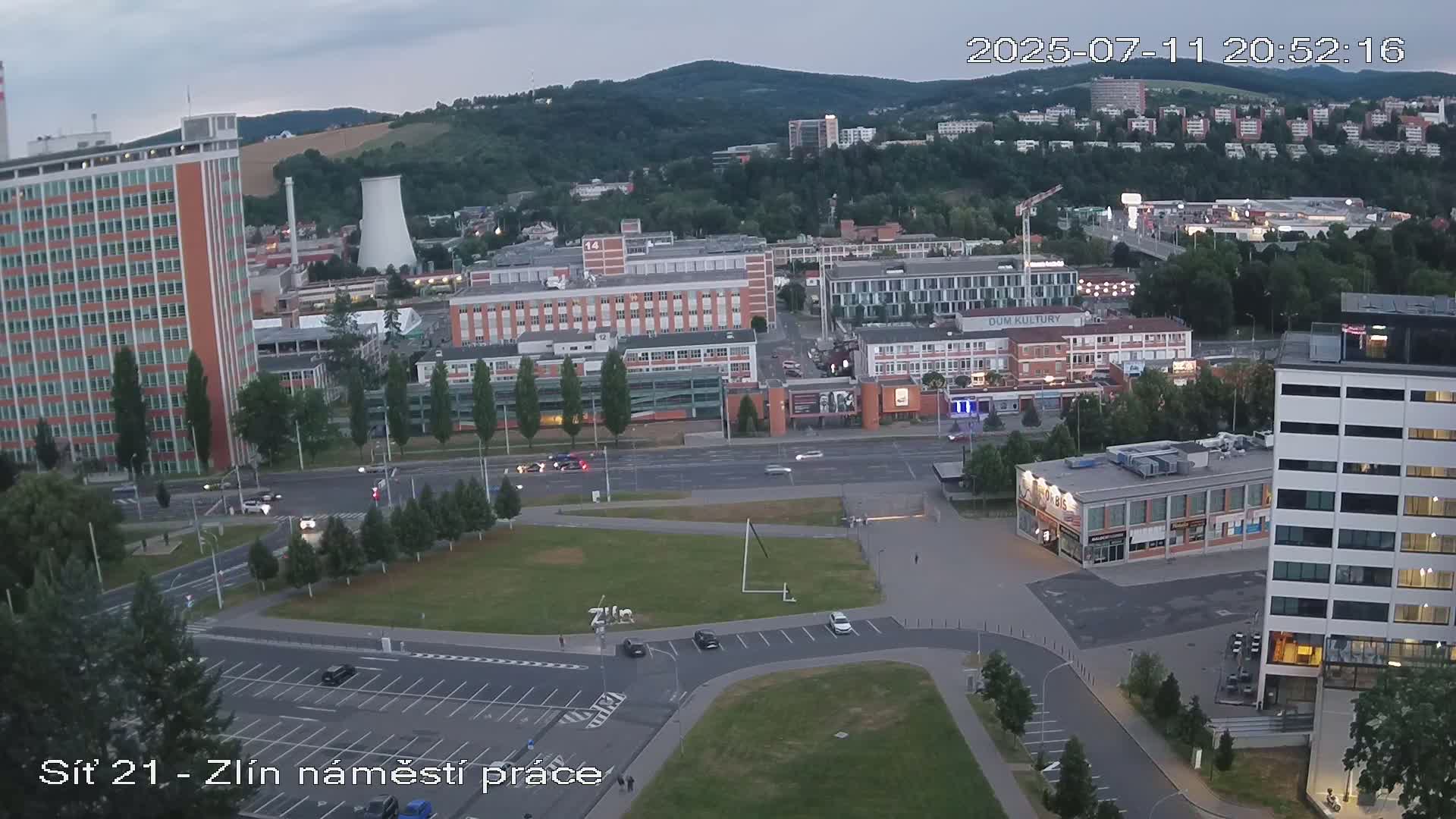 Zlín Industrial Area Live Cam - Zlin 1, Zlin, Czechia