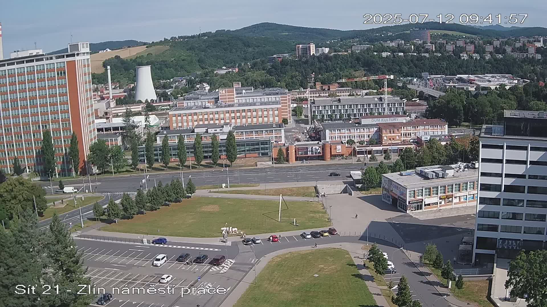 Zlín Industrial Area Live Cam - Zlin 1, Zlin, Czechia