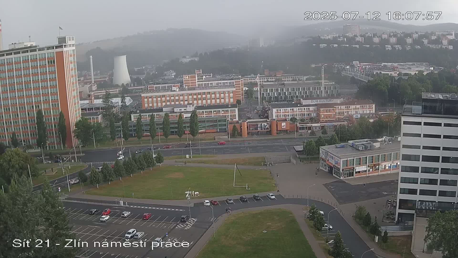 Zlín Industrial Area Live Cam - Zlin 1, Zlin, Czechia