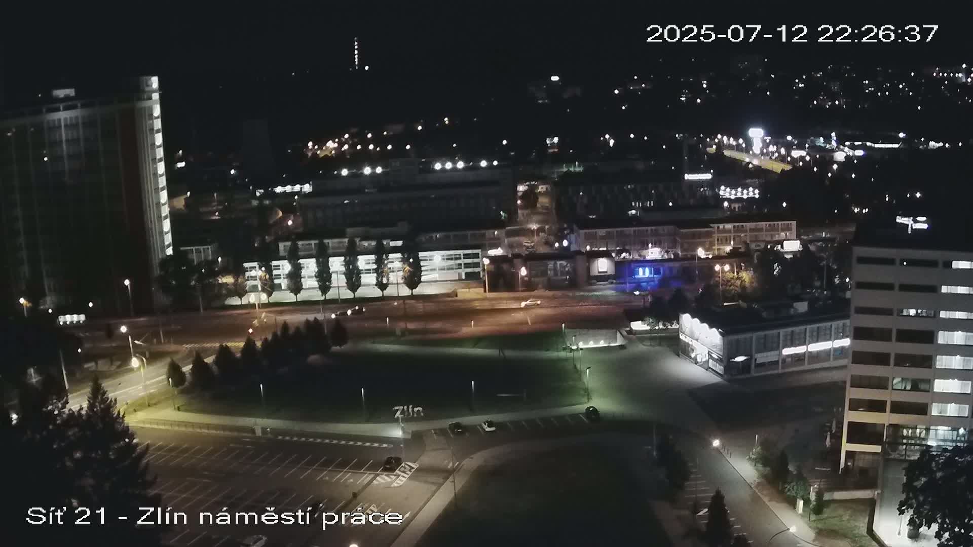 Zlín Industrial Area Live Cam - Zlin 1, Zlin, Czechia