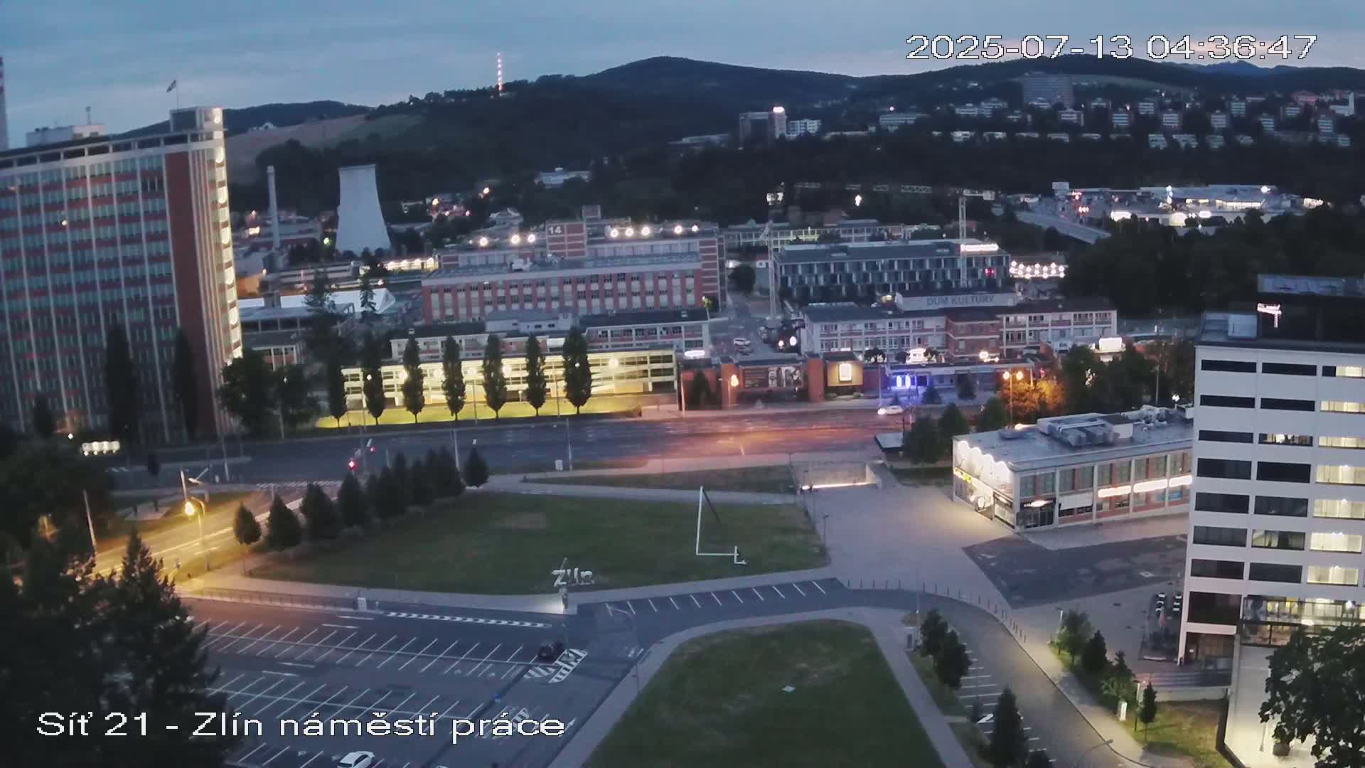 Zlín Industrial Area Live Cam - Zlin 1, Zlin, Czechia