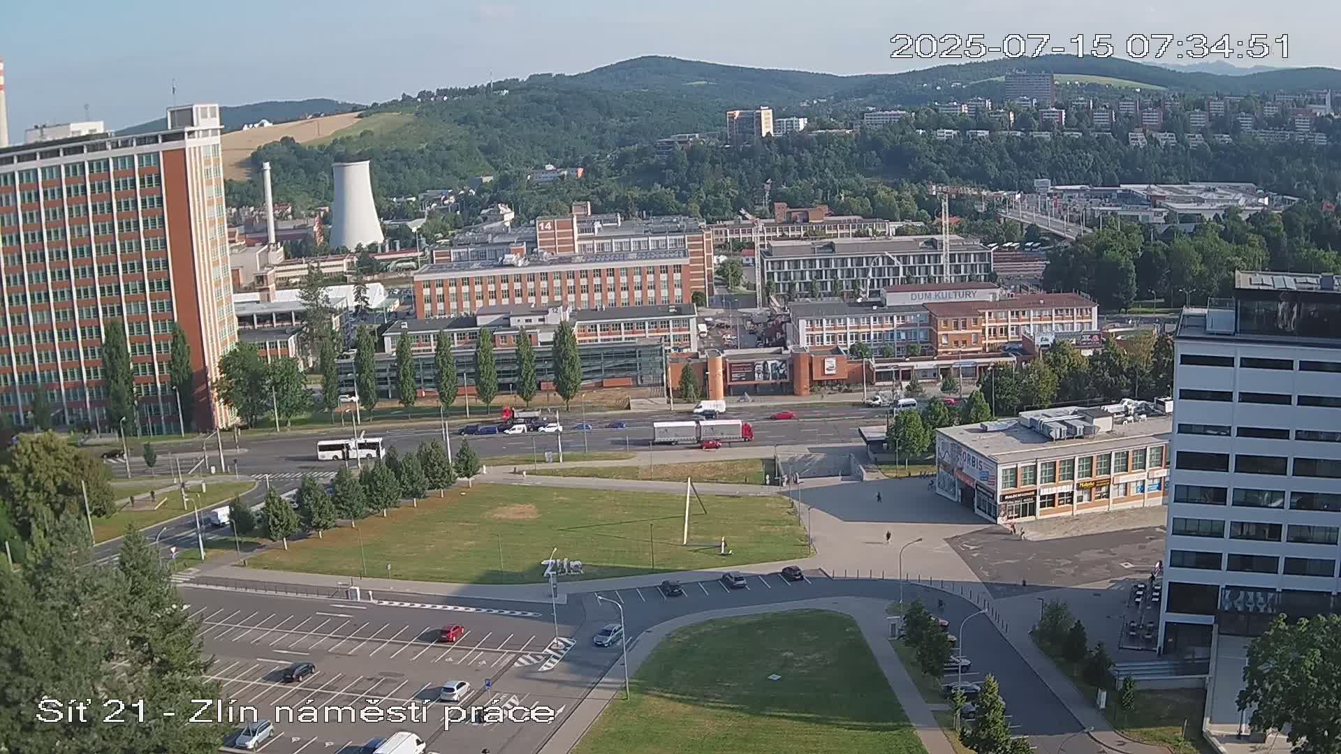 Zlín Industrial Area Live Cam - Zlin 1, Zlin, Czechia