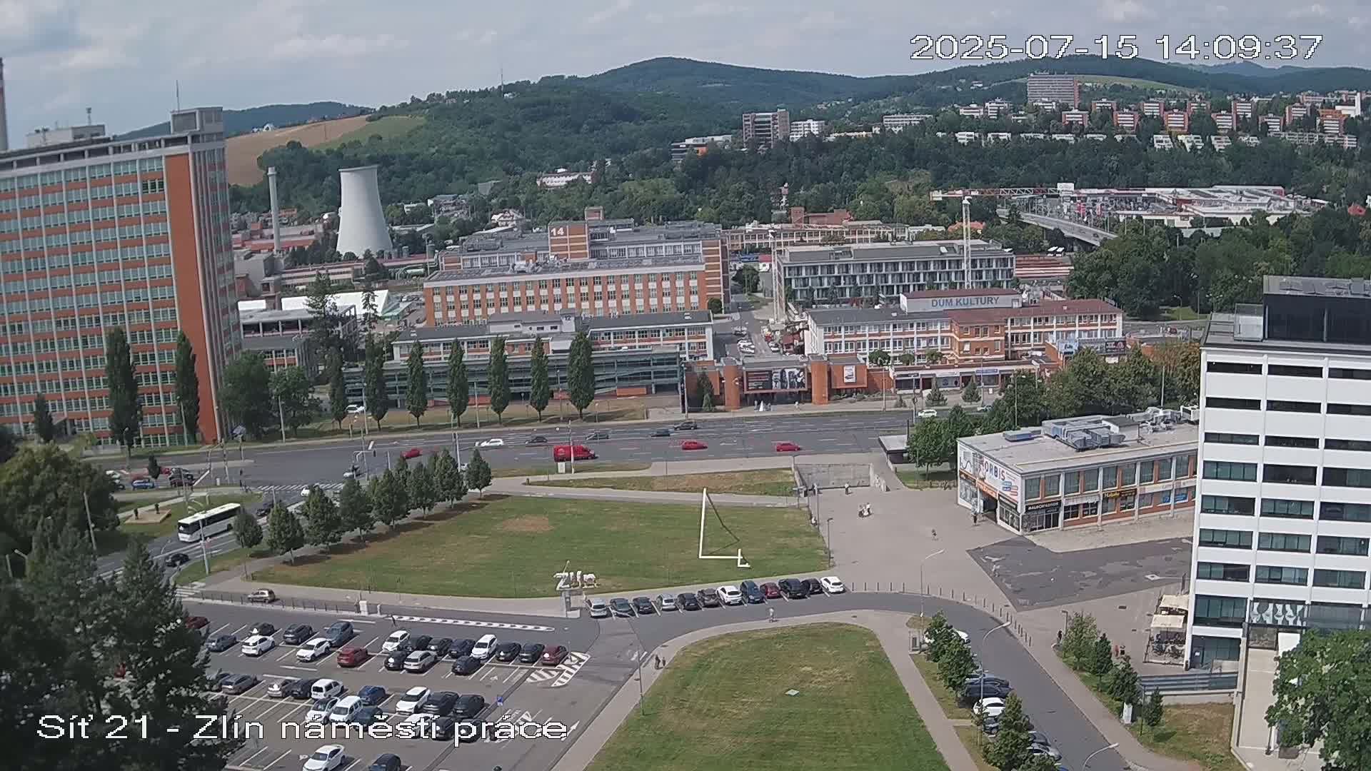 Zlín Industrial Area Live Cam - Zlin 1, Zlin, Czechia