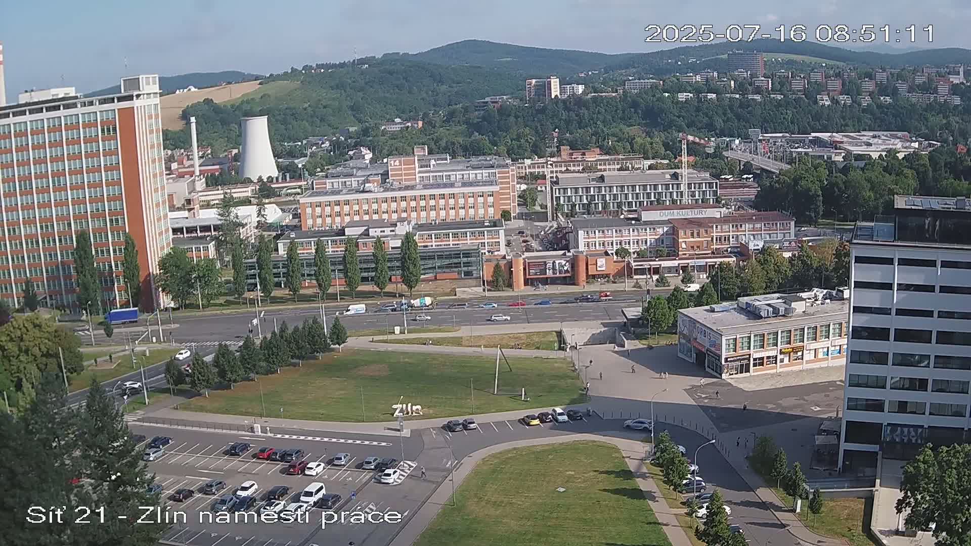 Zlín Industrial Area Live Cam - Zlin 1, Zlin, Czechia