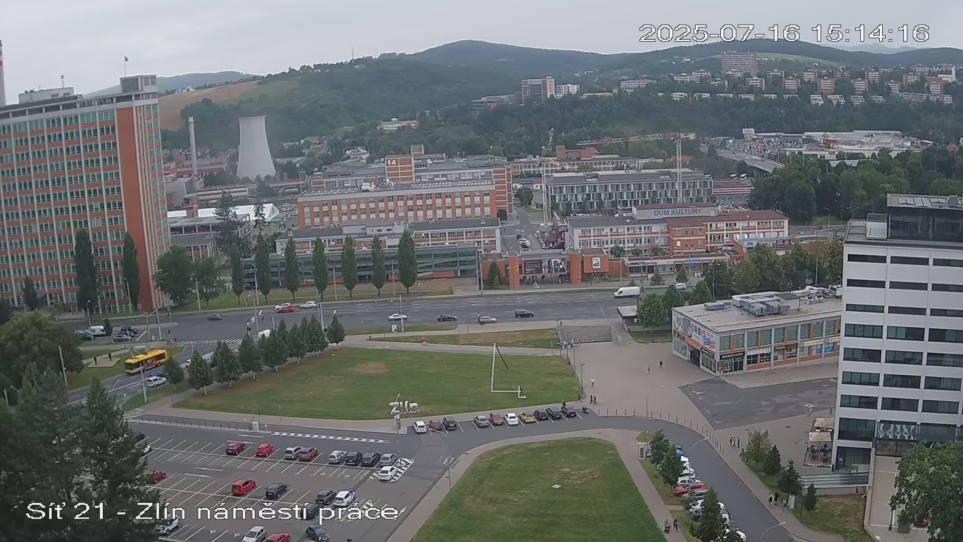 Zlín Industrial Area Live Cam - Zlin 1, Zlin, Czechia