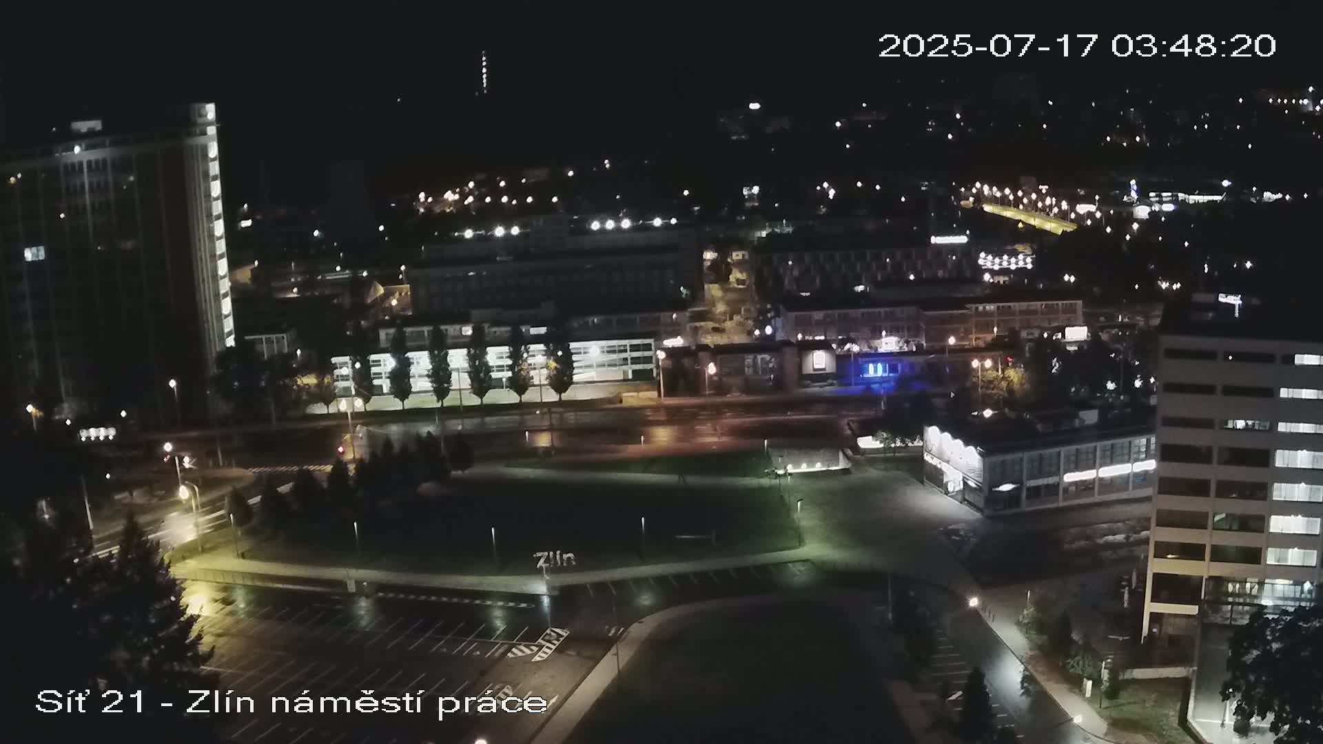 Zlín Industrial Area Live Cam - Zlin 1, Zlin, Czechia