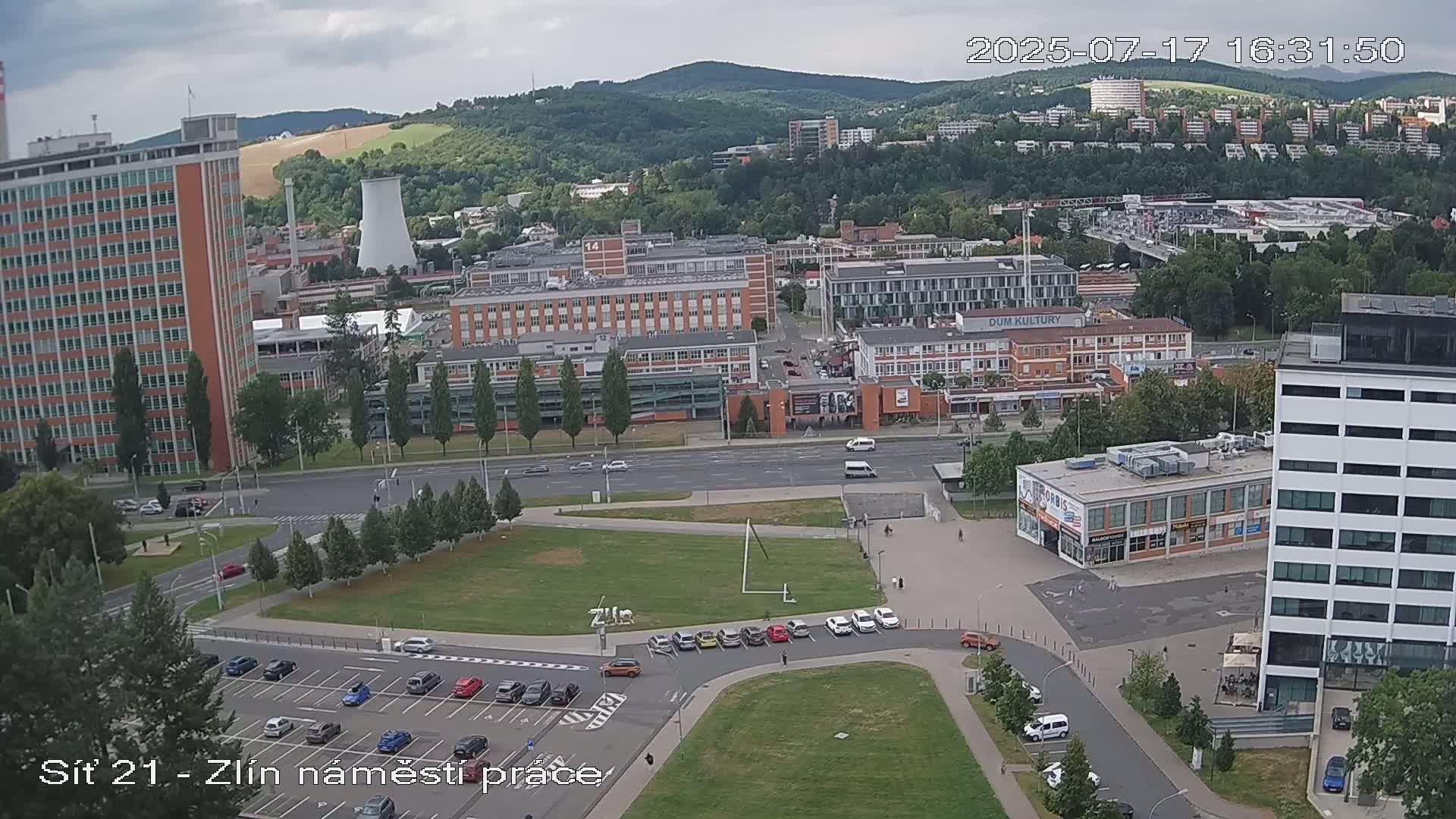 Zlín Industrial Area Live Cam - Zlin 1, Zlin, Czechia