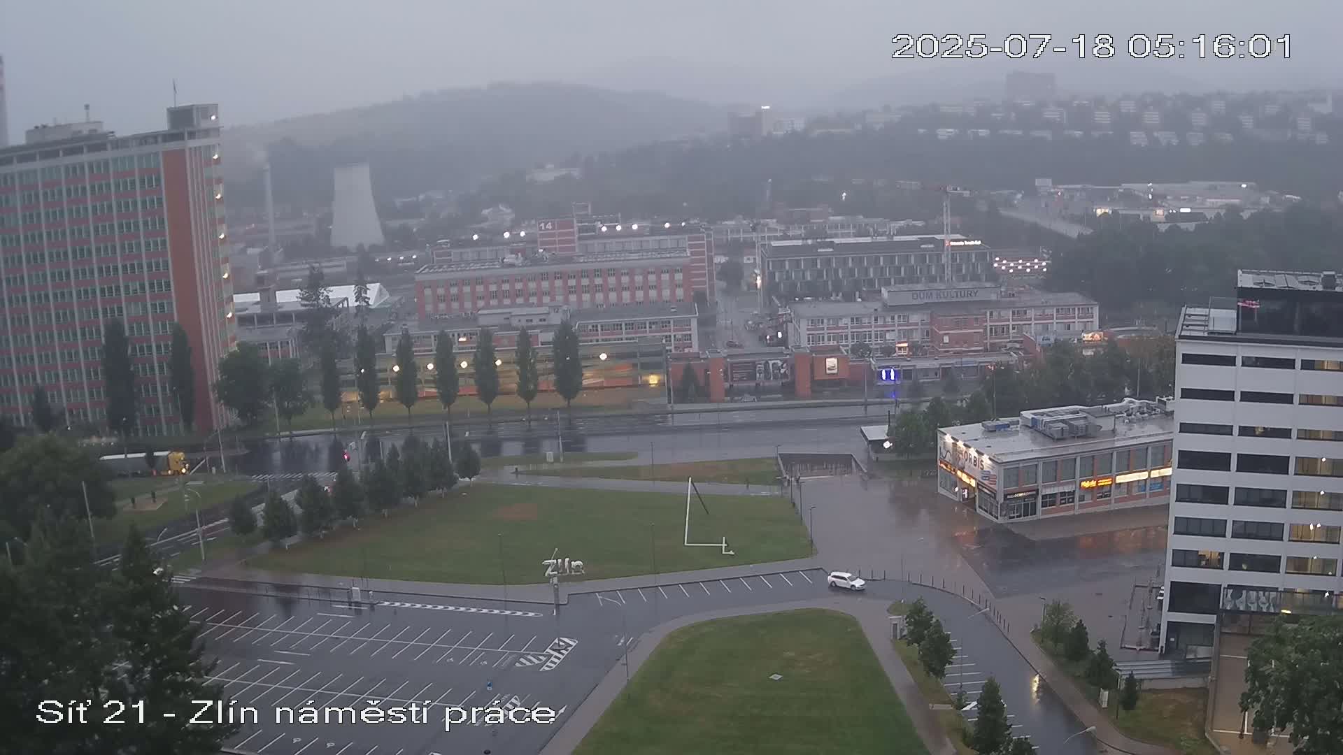 Zlín Industrial Area Live Cam - Zlin 1, Zlin, Czechia