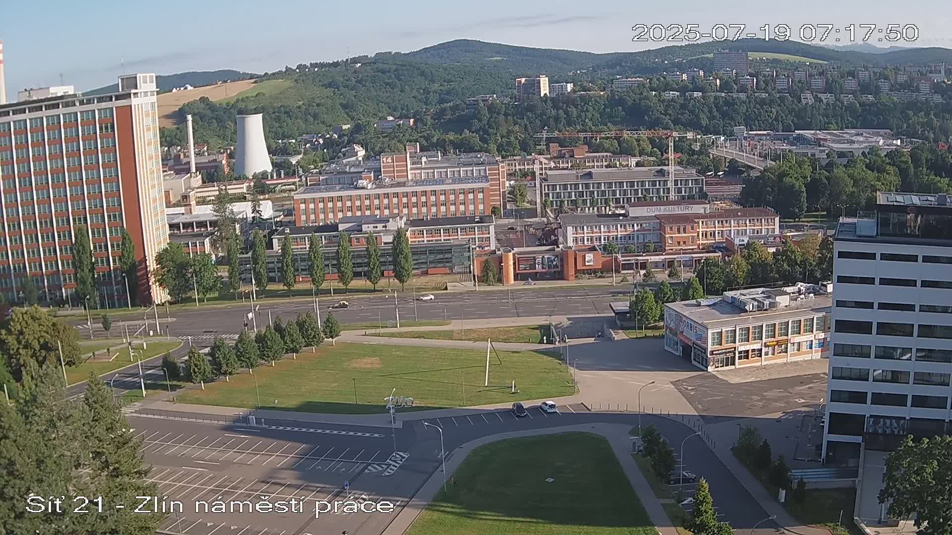 Zlín Industrial Area Live Cam - Zlin 1, Zlin, Czechia