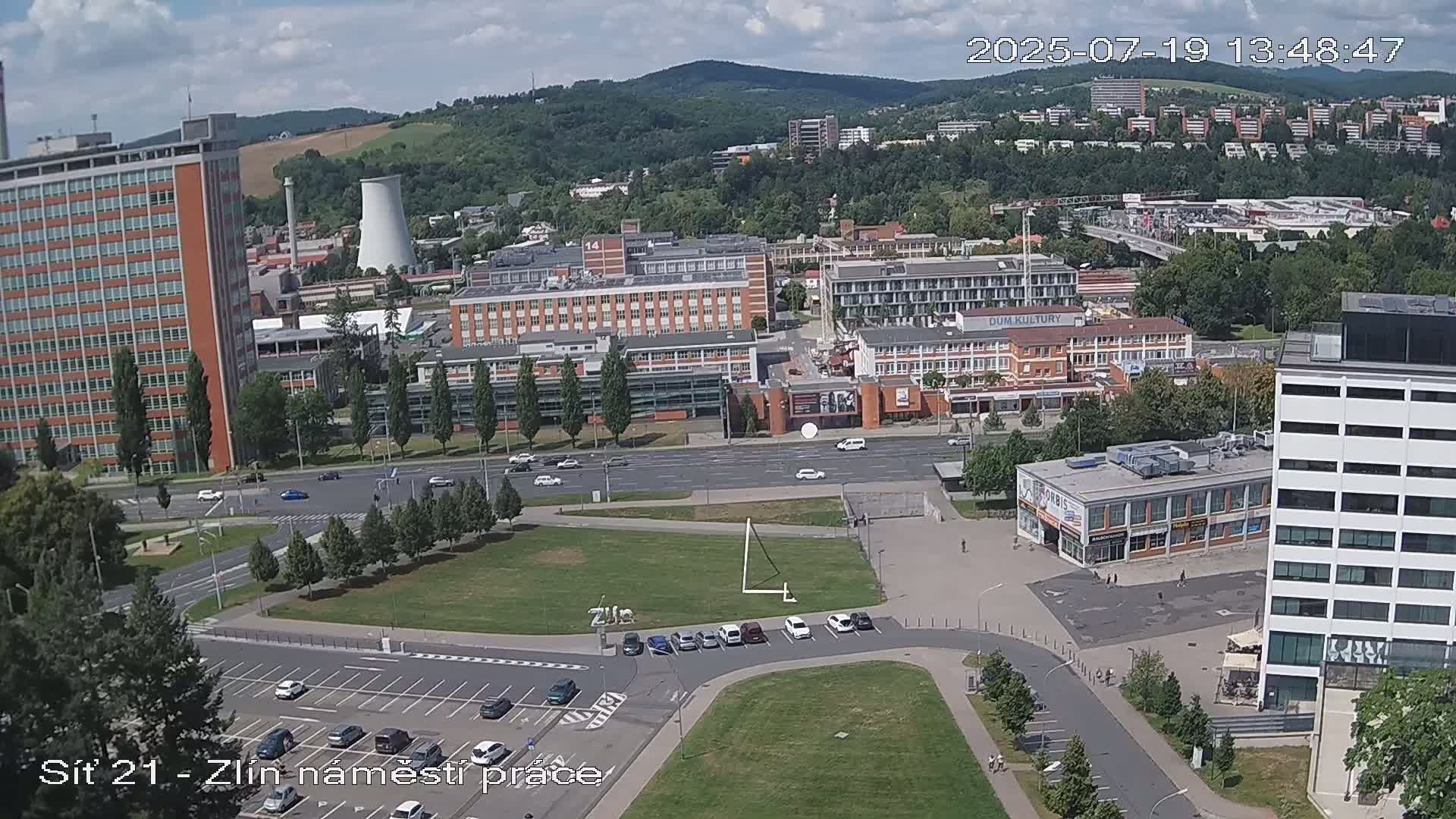 Zlín Industrial Area Live Cam - Zlin 1, Zlin, Czechia