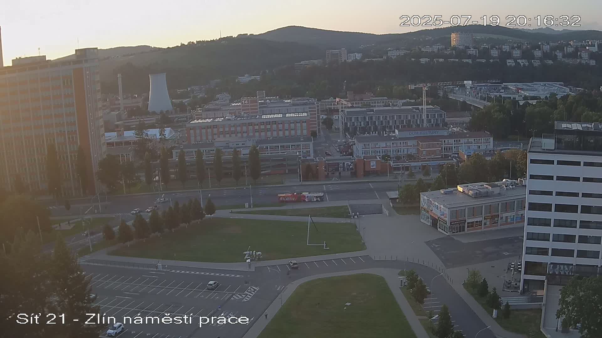 Zlín Industrial Area Live Cam - Zlin 1, Zlin, Czechia