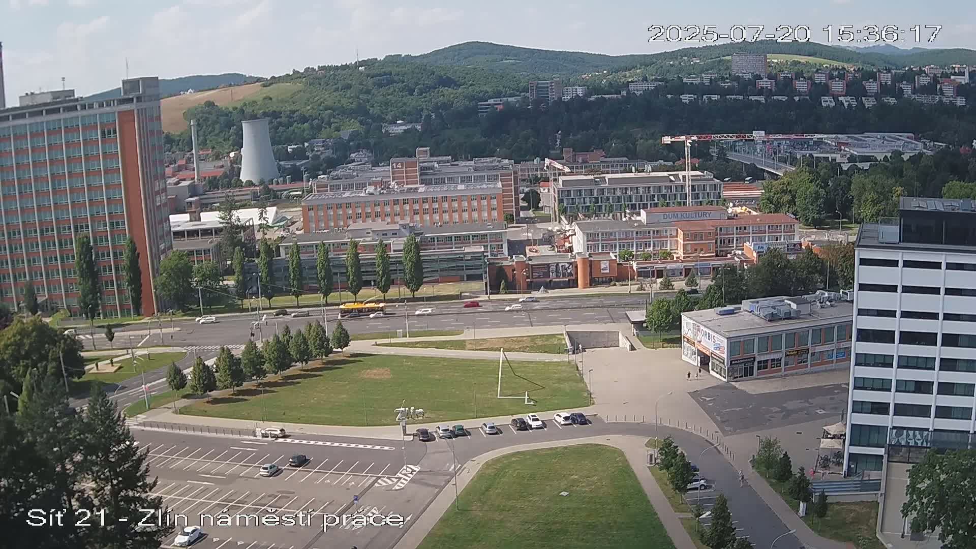 Zlín Industrial Area Live Cam - Zlin 1, Zlin, Czechia