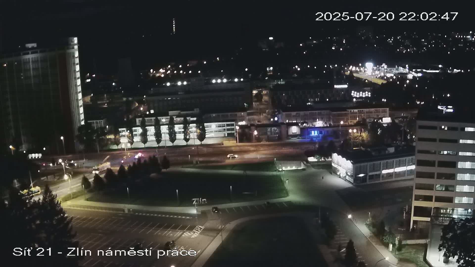 Zlín Industrial Area Live Cam - Zlin 1, Zlin, Czechia