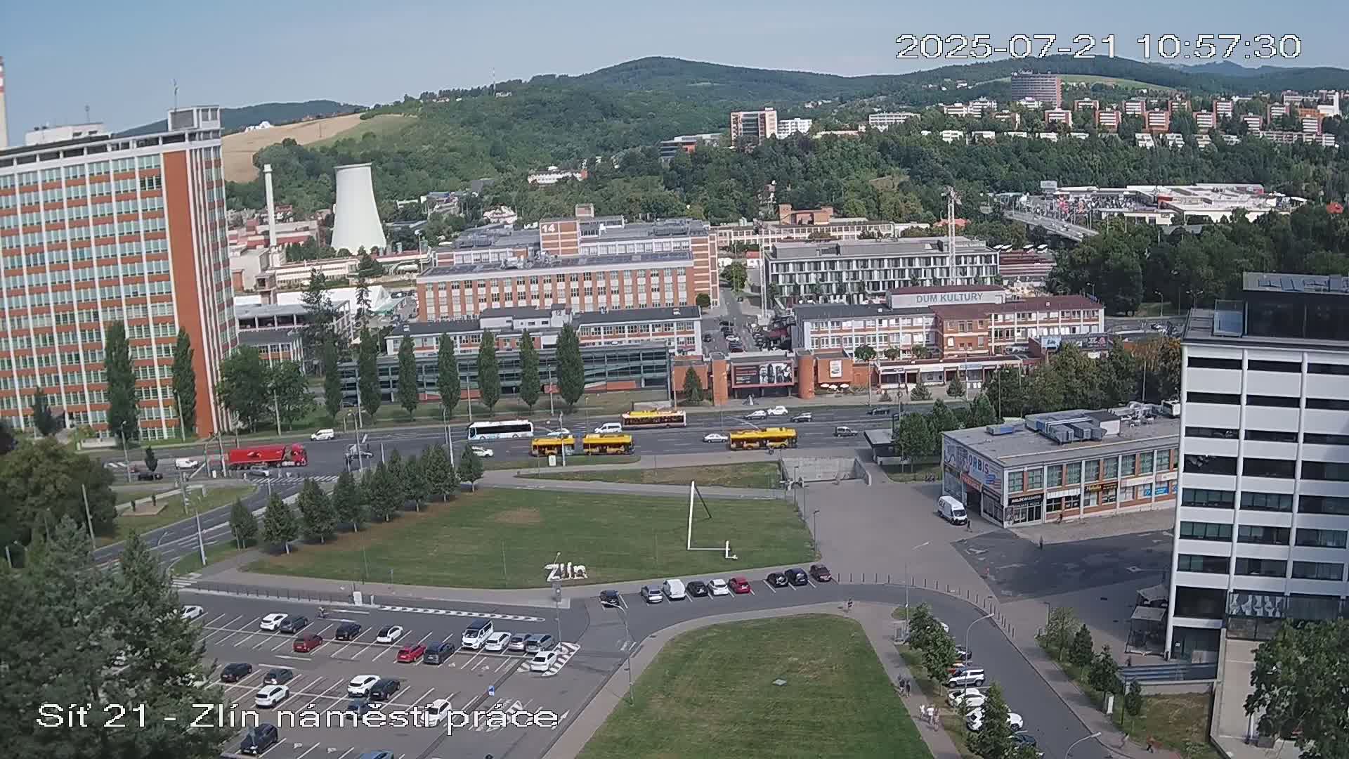 Zlín Industrial Area Live Cam - Zlin 1, Zlin, Czechia