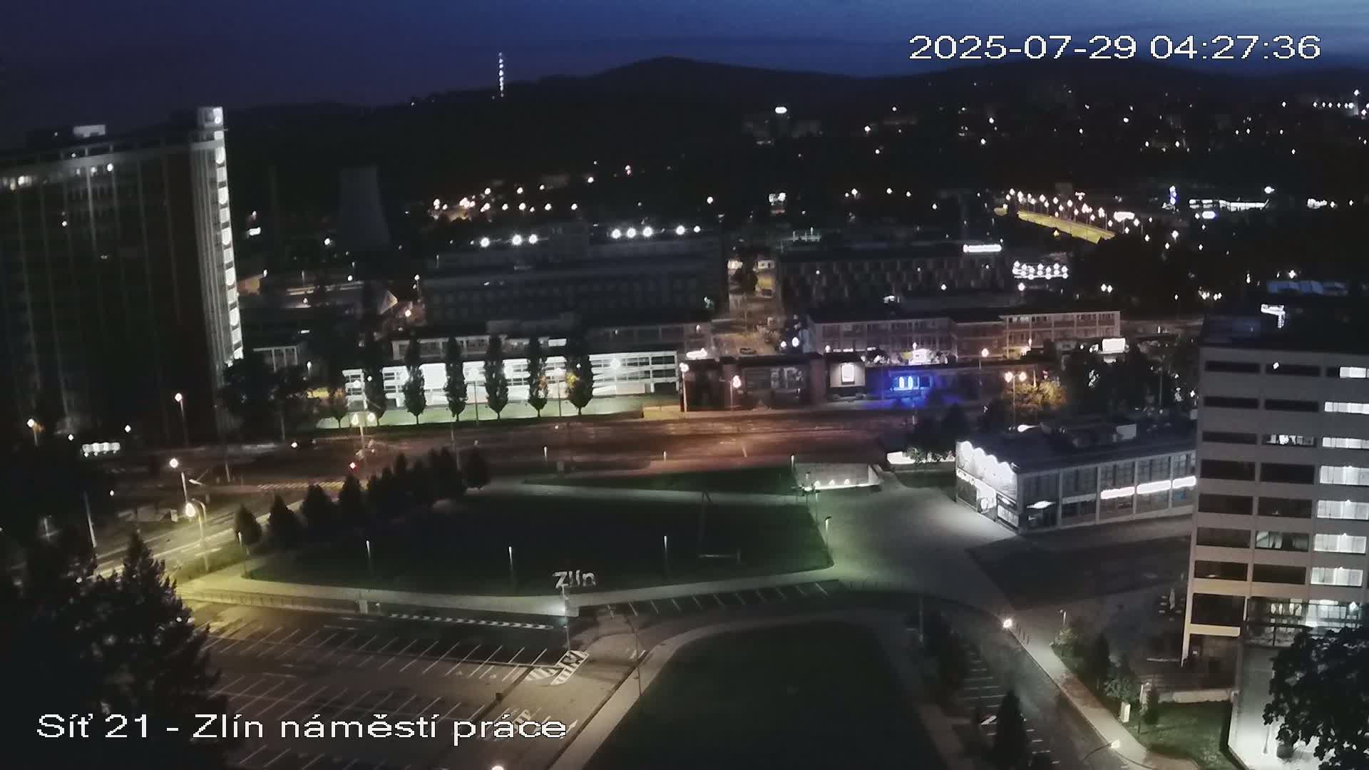 Zlín Industrial Area Live Cam - Zlin 1, Zlin, Czechia