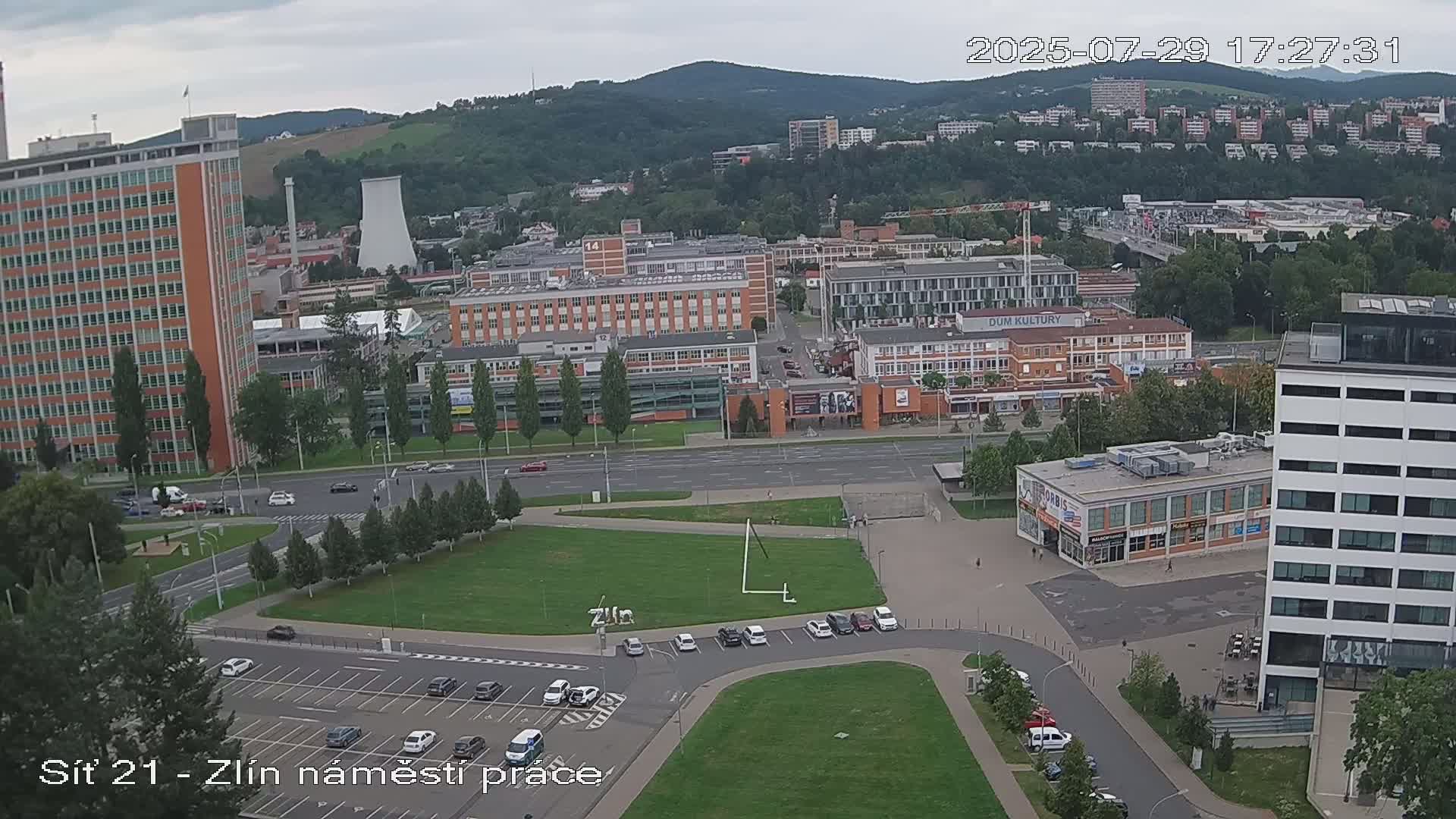 Zlín Industrial Area Live Cam - Zlin 1, Zlin, Czechia