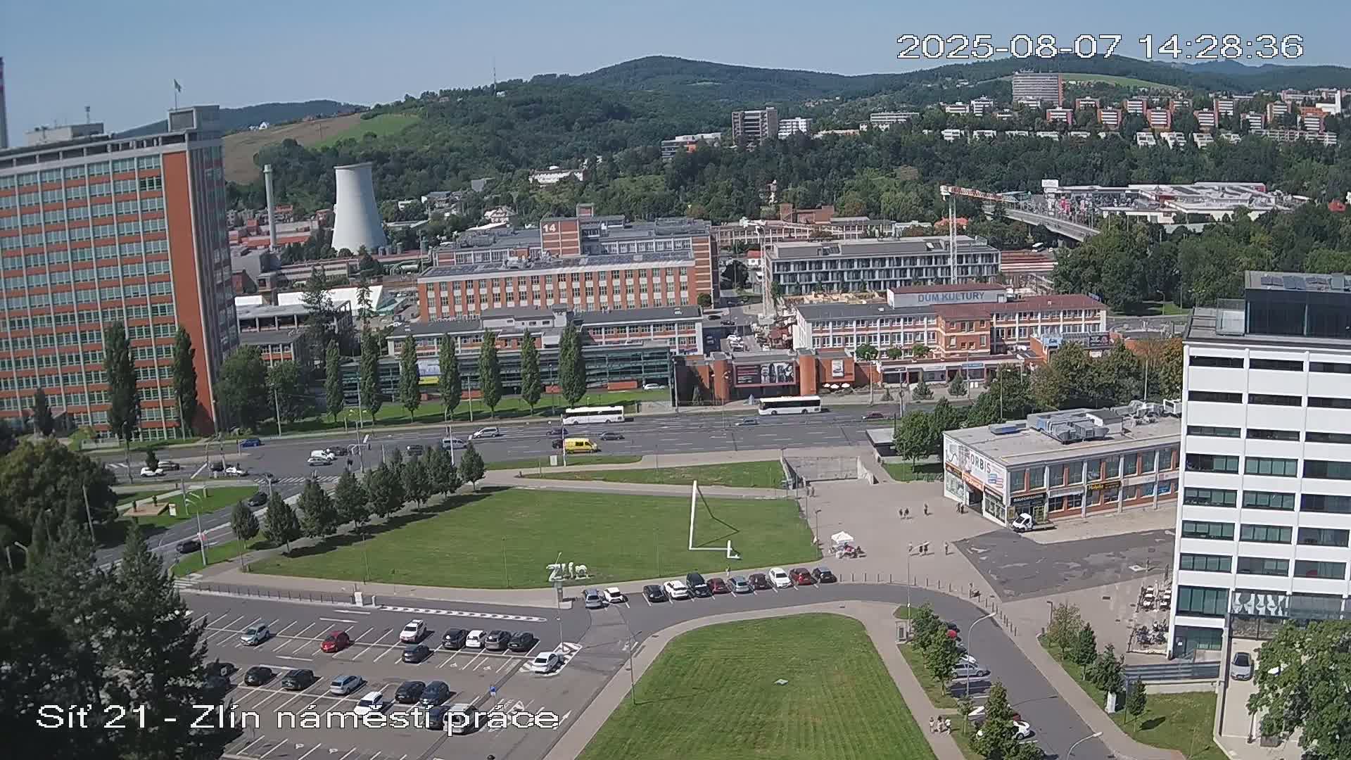 Zlín Industrial Area Live Cam - Zlin 1, Zlin, Czechia