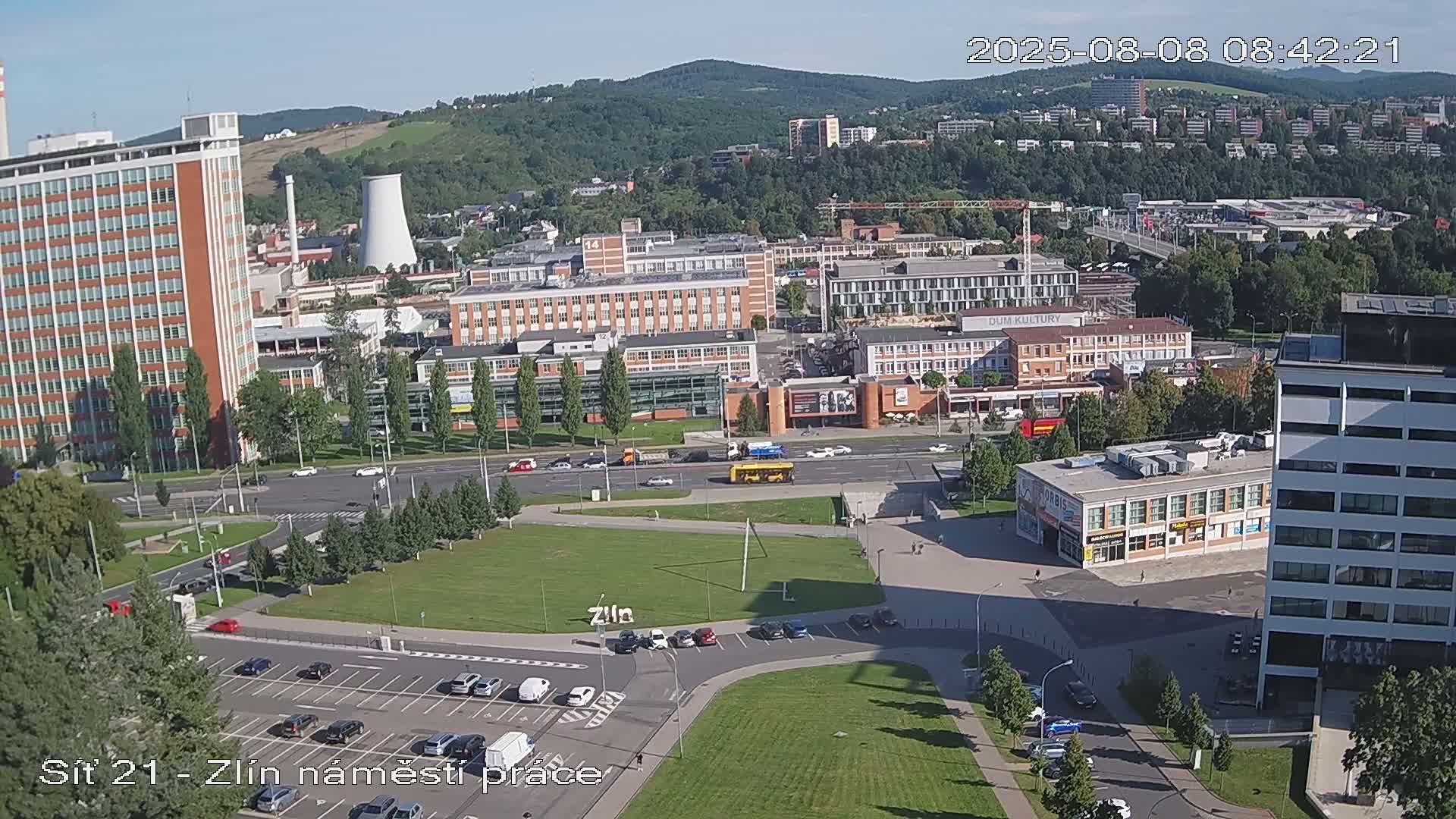 Zlín Industrial Area Live Cam - Zlin 1, Zlin, Czechia