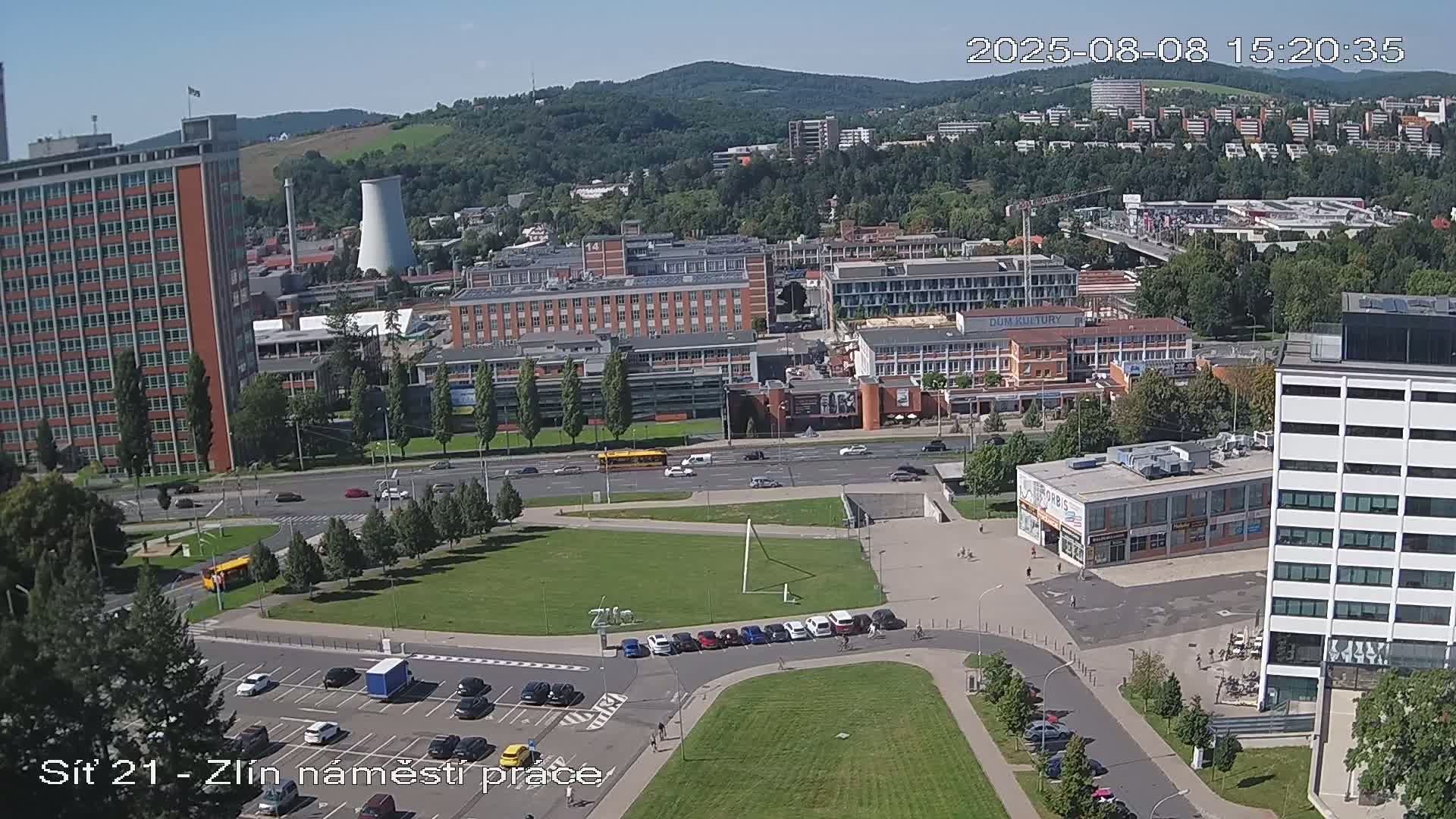 Zlín Industrial Area Live Cam - Zlin 1, Zlin, Czechia