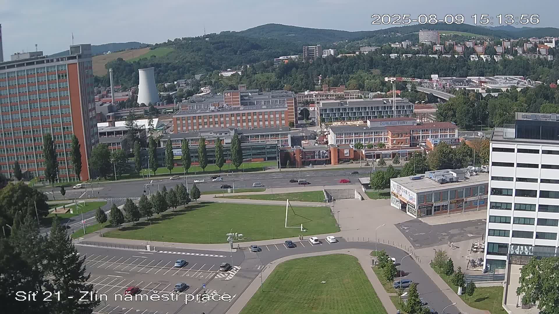 Zlín Industrial Area Live Cam - Zlin 1, Zlin, Czechia