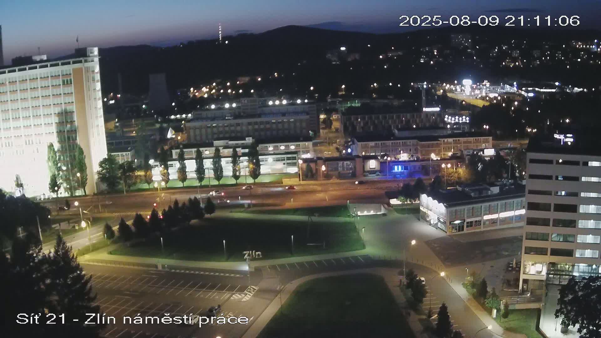 Zlín Industrial Area Live Cam - Zlin 1, Zlin, Czechia