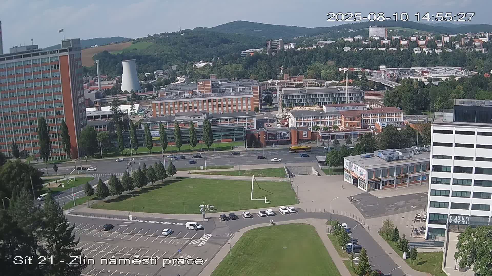 Zlín Industrial Area Live Cam - Zlin 1, Zlin, Czechia