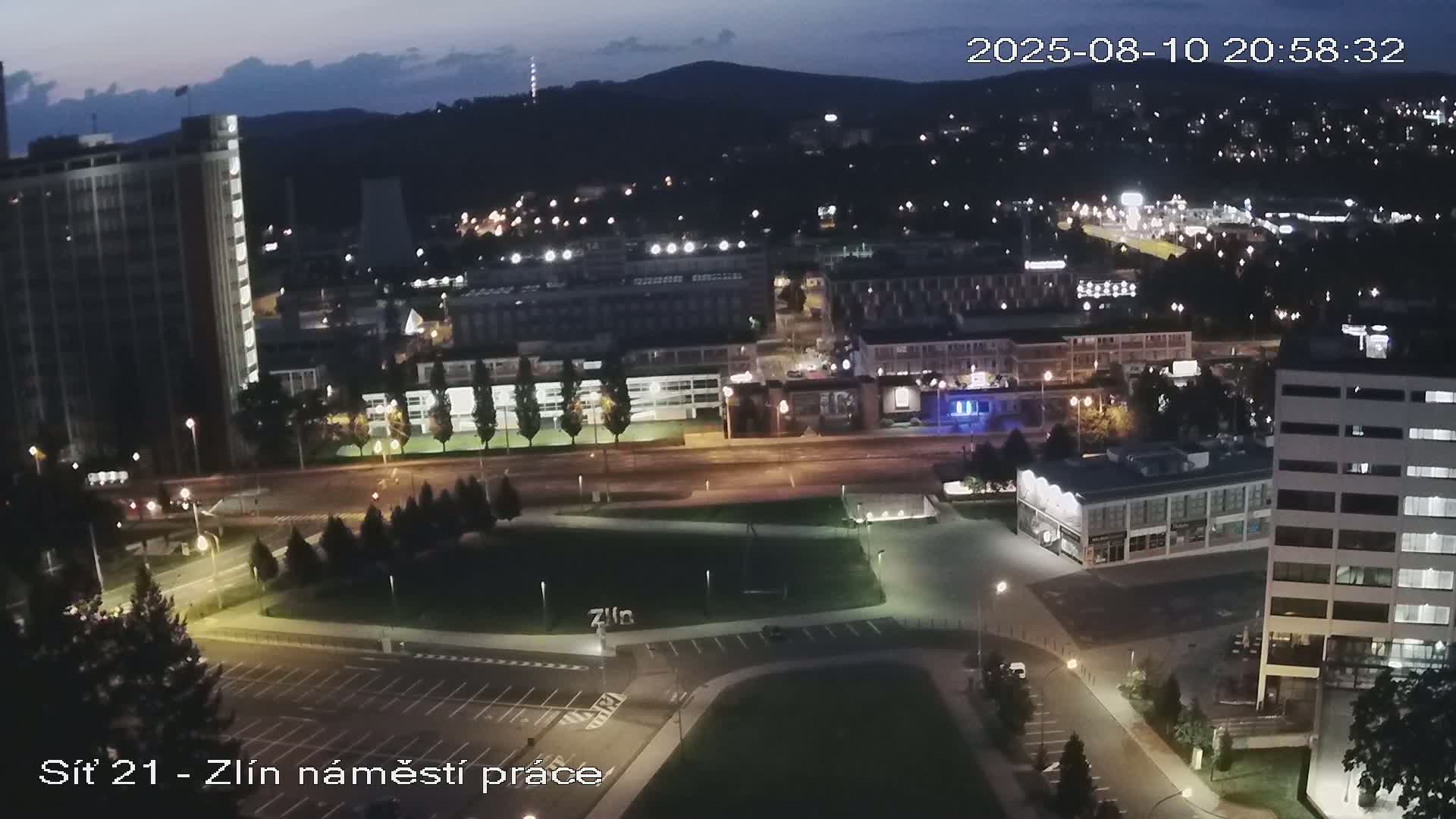 Zlín Industrial Area Live Cam - Zlin 1, Zlin, Czechia