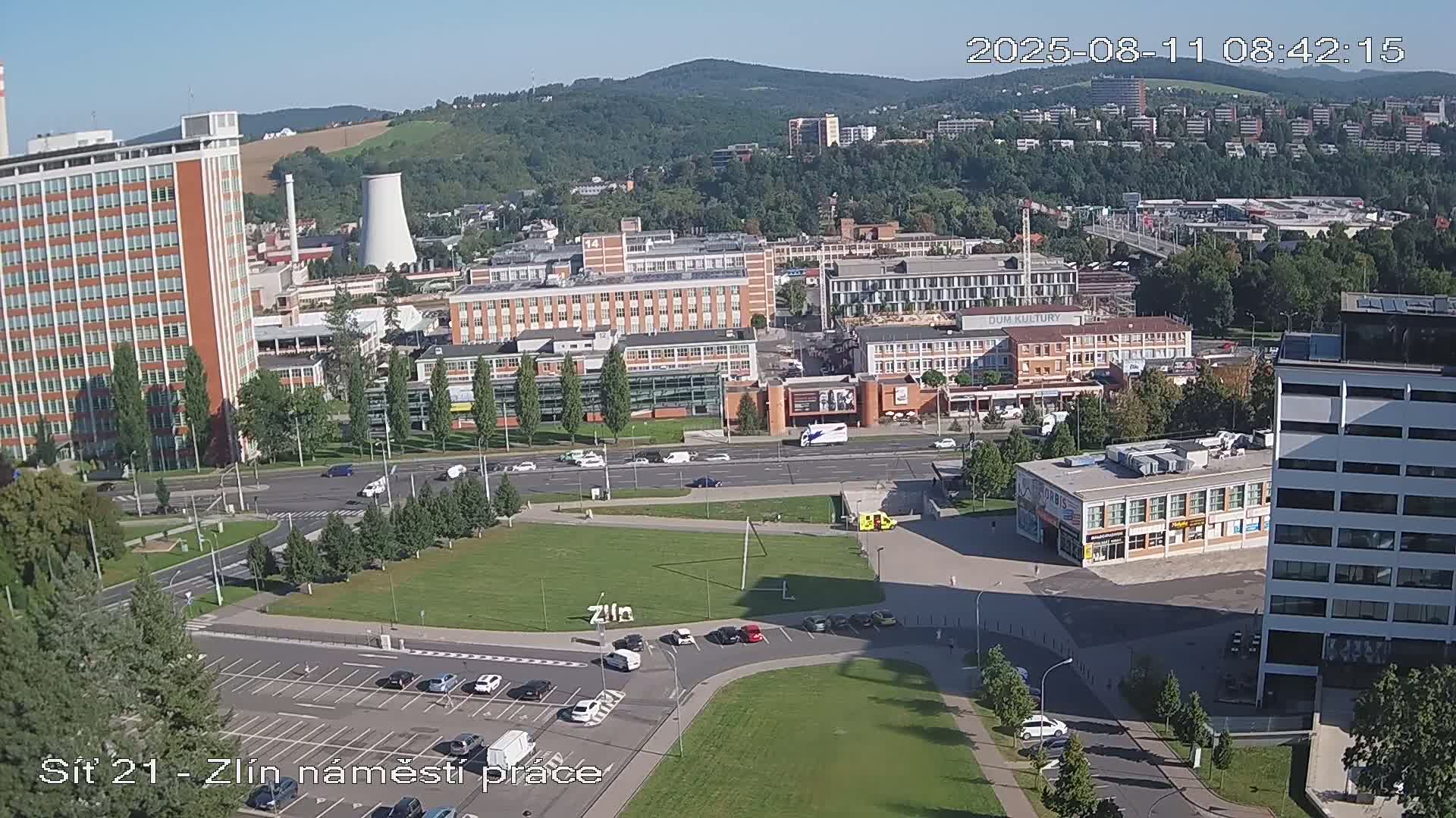 Zlín Industrial Area Live Cam - Zlin 1, Zlin, Czechia