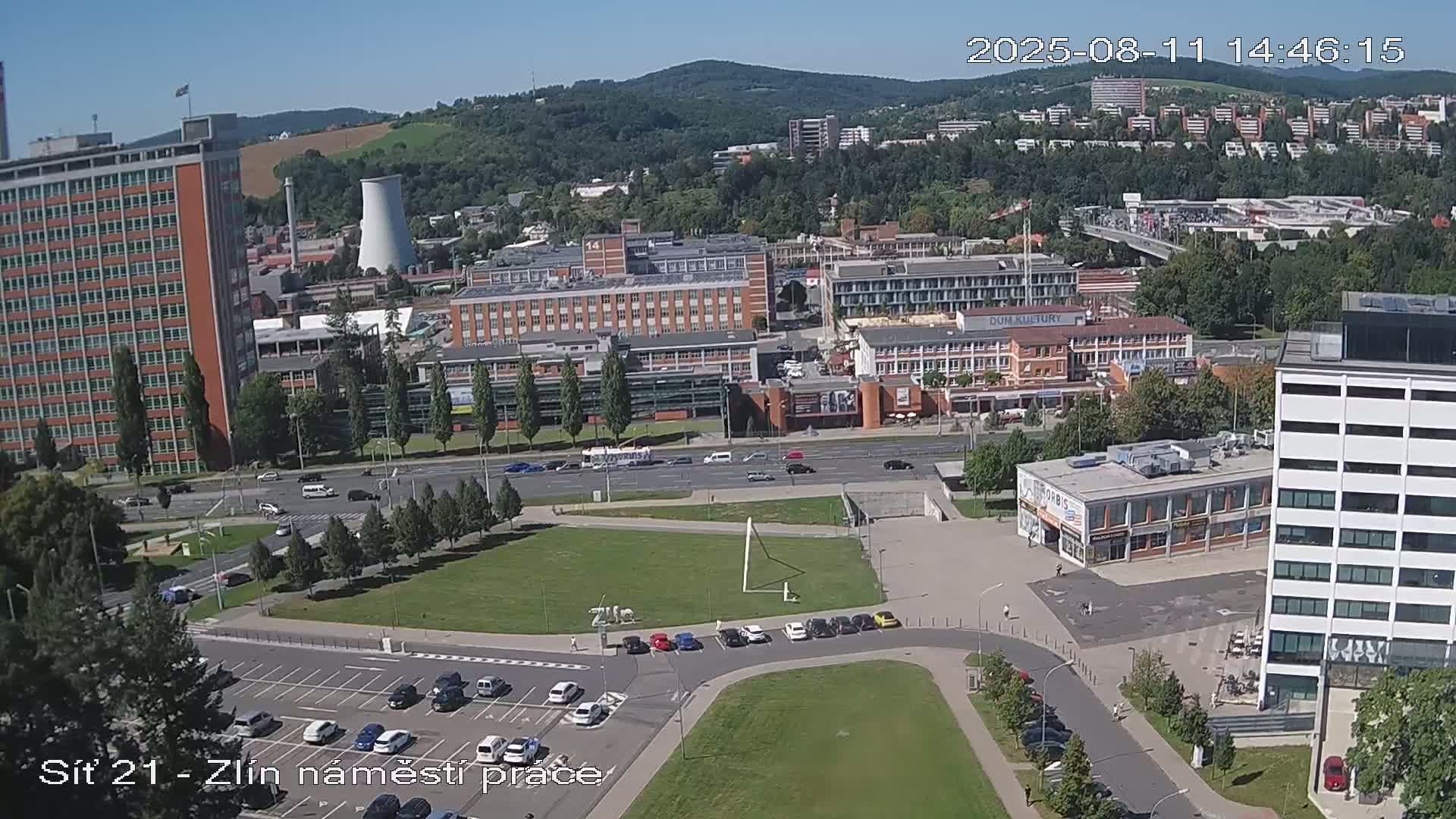 Zlín Industrial Area Live Cam - Zlin 1, Zlin, Czechia